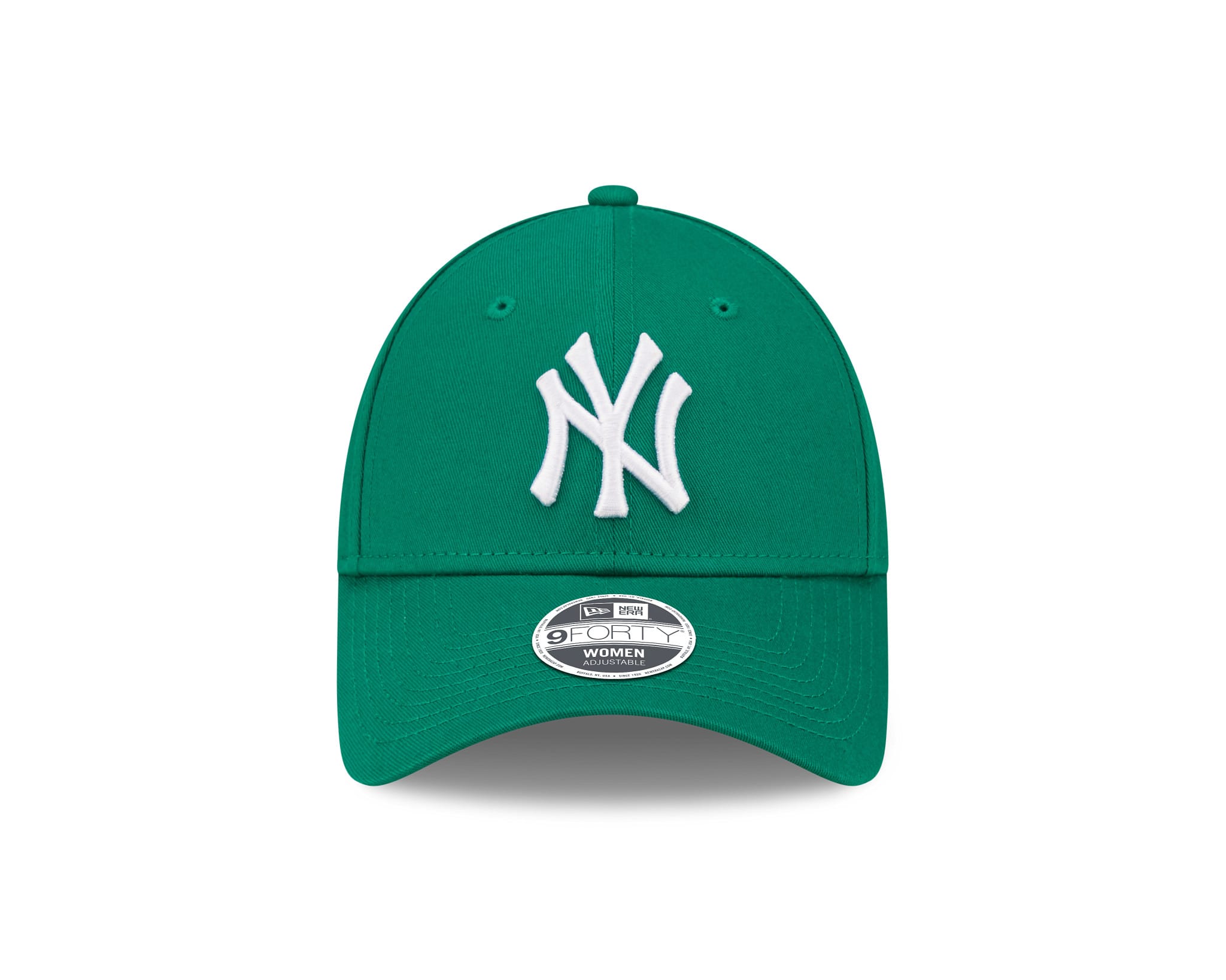This is a New York Yankees Womens League Essential Green 9FORTY Adjustable Cap 2