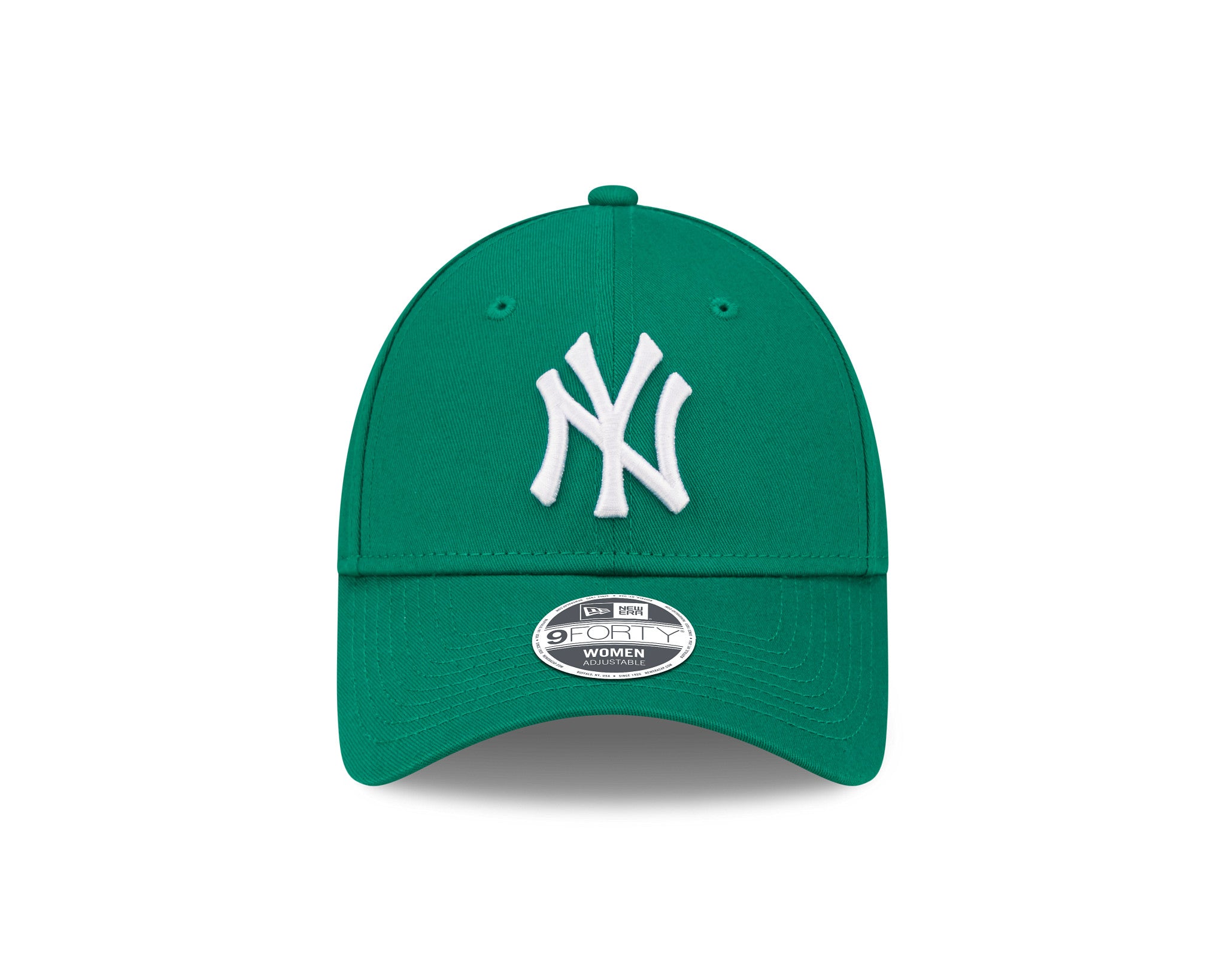 This is a New York Yankees Womens League Essential Green 9FORTY Adjustable Cap 2