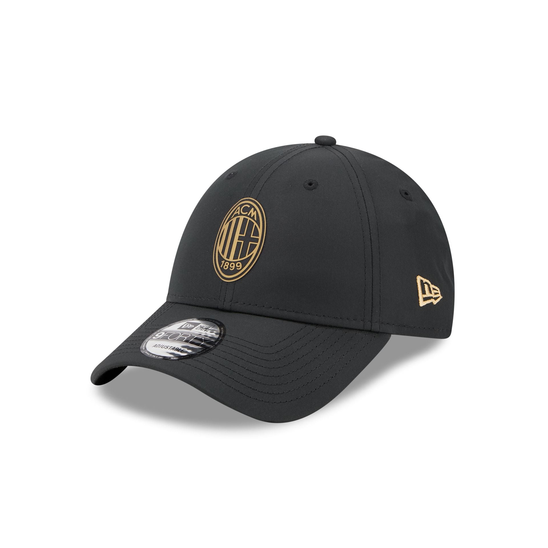 This is a AC Milan Black 9FORTY Adjustable Cap 1