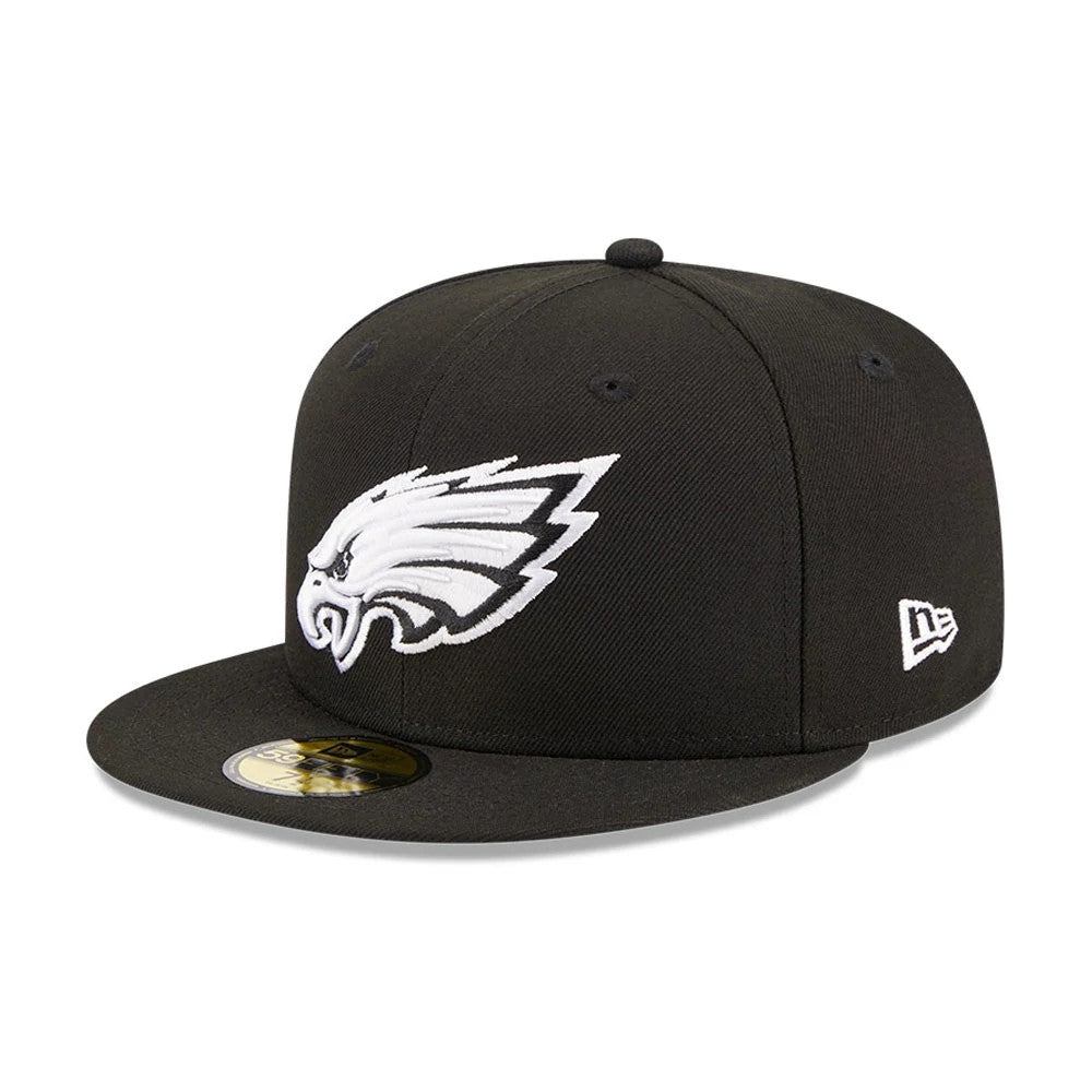Pictured is this NFL Evergreen Philadelphia Eagles 59FIFTY Fitted cap in black. 4