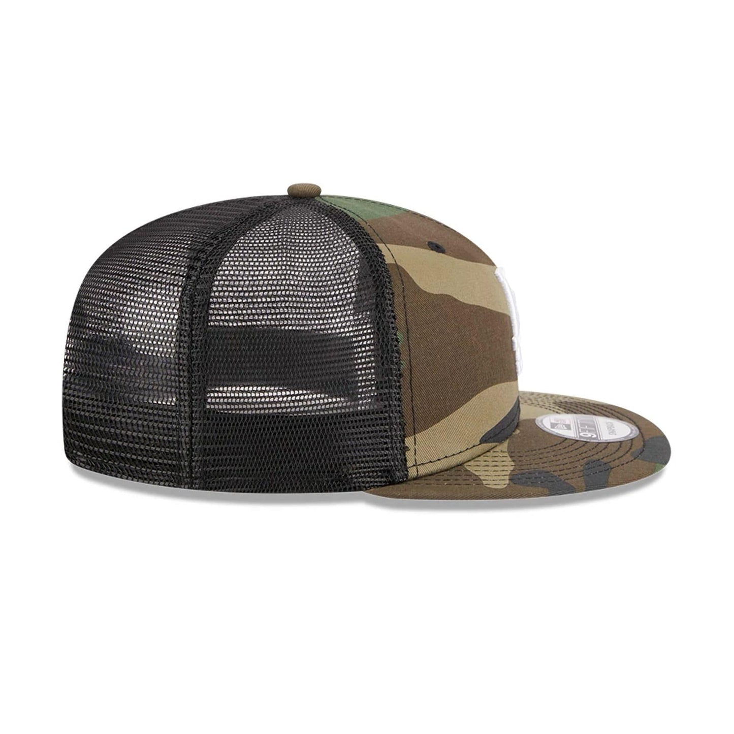 Pictured is this MLB Evergreen LA Dodgers 9FIFTY Trucker cap in camo. 7
