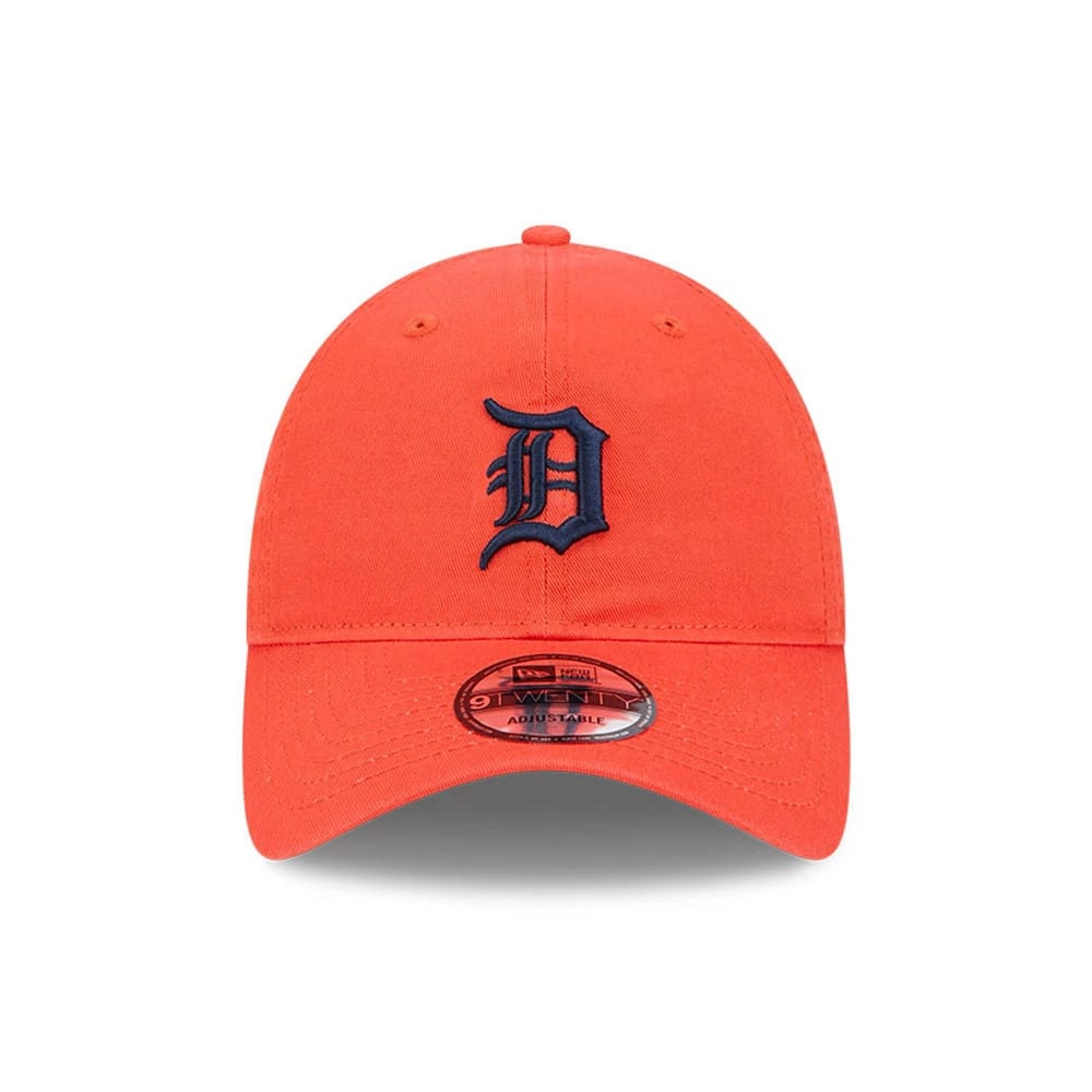 Pictured is this MLB Evergreen Detroit Tigers 9TWENTY cap in orange. 2