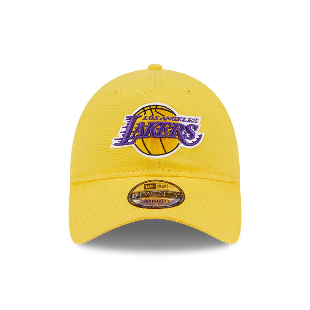 Pictured is this NBA Evergreen LA Lakers 9TWENTY cap in yellow. 2