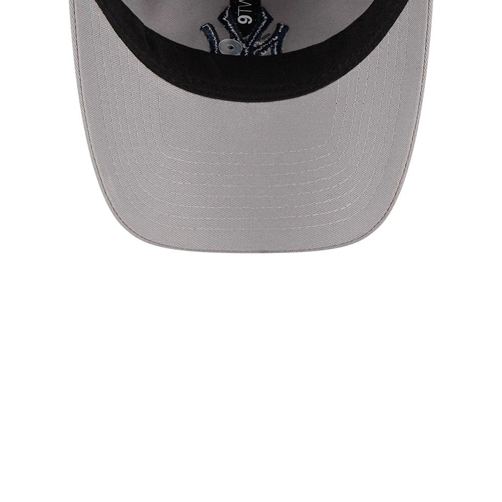 Pictured is this MLB Evergreen New York Yankees 9TWENTY cap in grey. 7