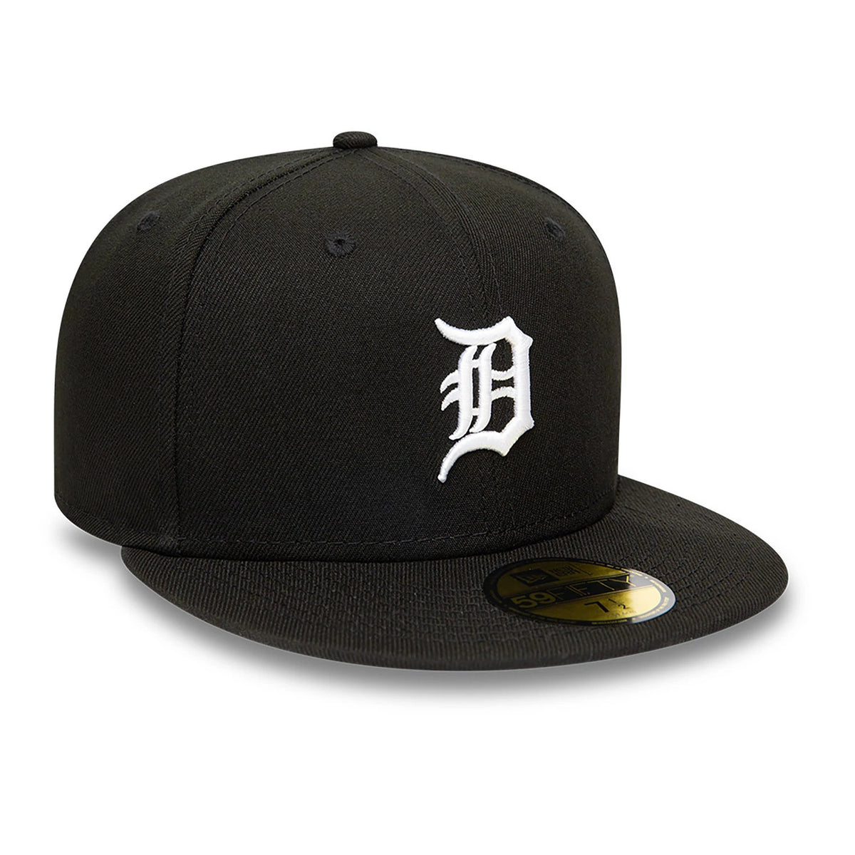This is a Detroit Tigers MLB Black and White 59FIFTY Fitted Cap 3