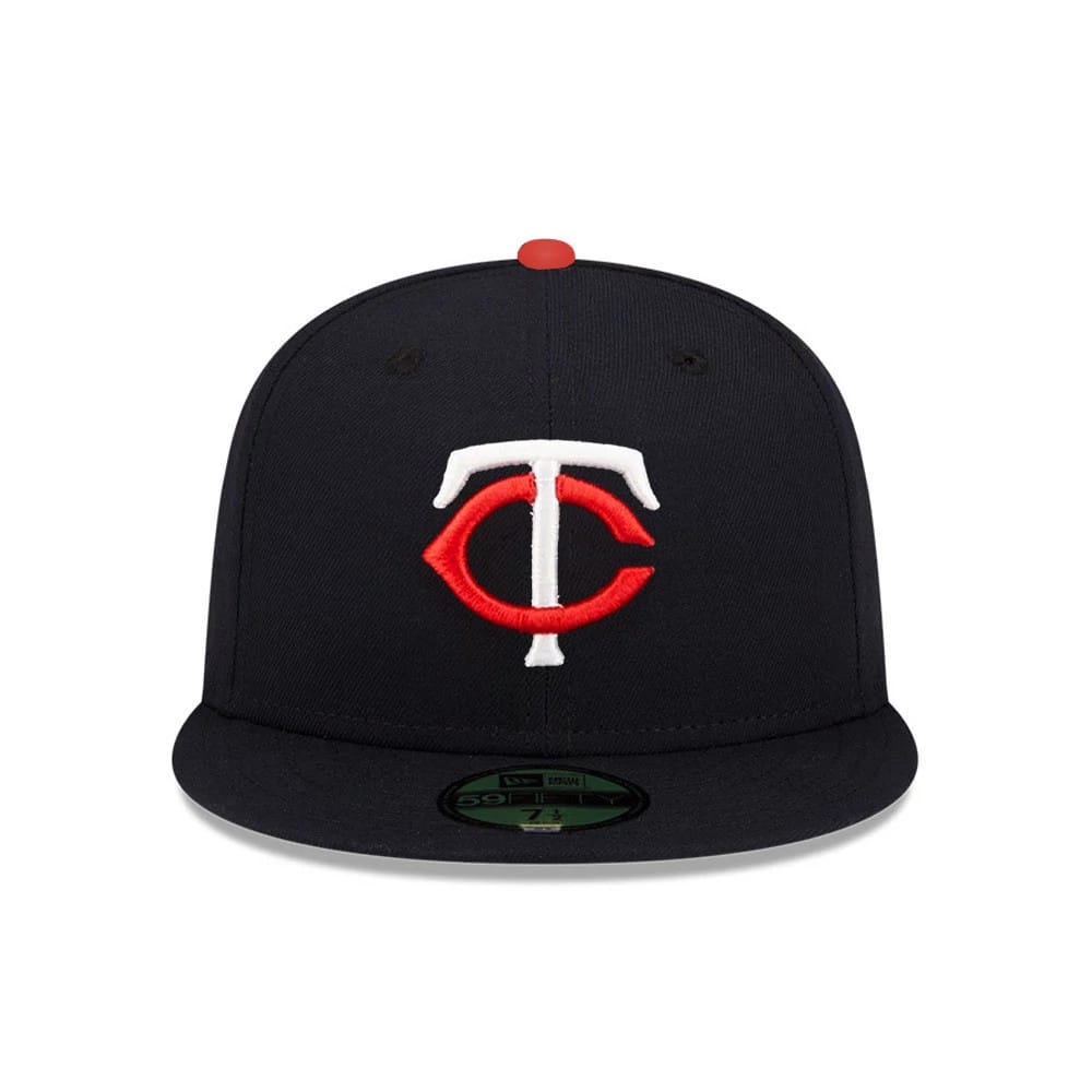 This is a Minnesota Twins MLB Authentic On Field Navy 59FIFTY Fitted Cap 2