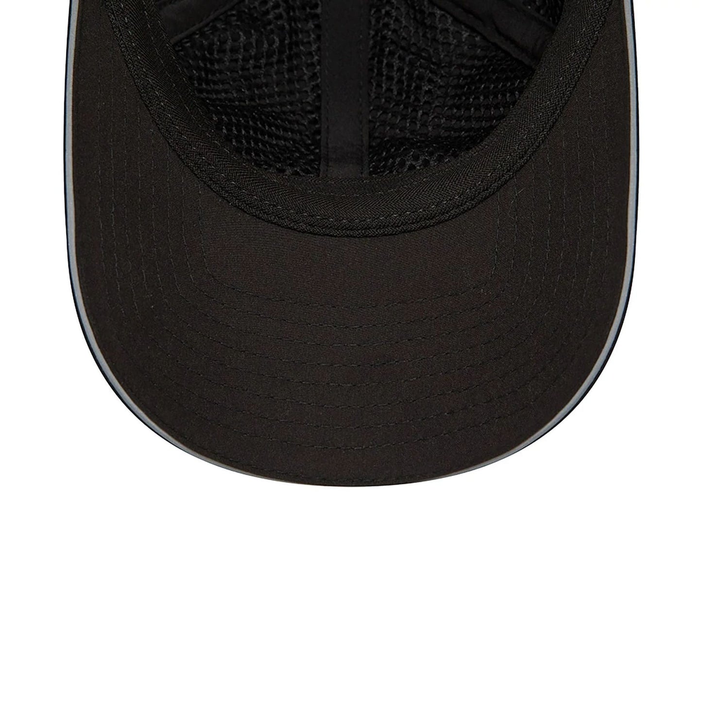 This is a New Era Womens Open Back Black 9FORTY Adjustable Cap 5