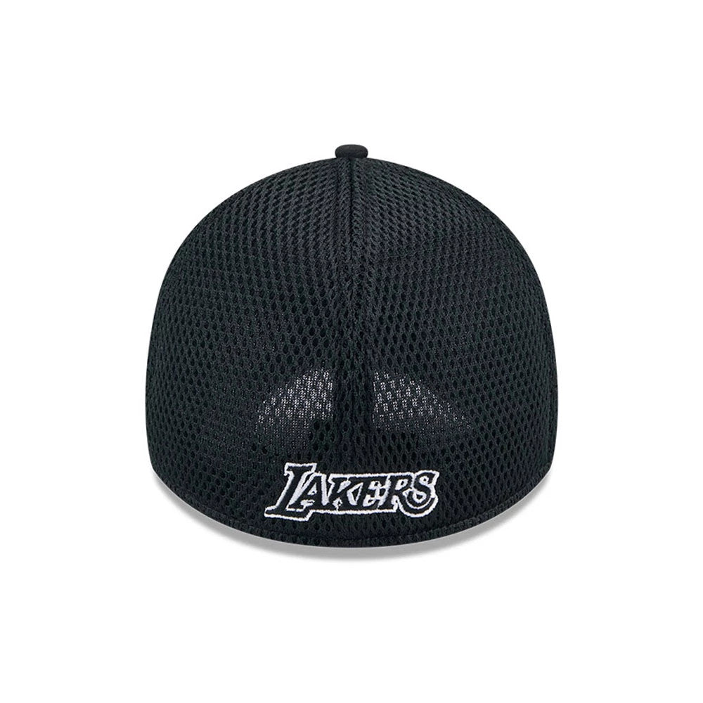 Pictured is this NBA Evergreen Neo LA Lakers 39THIRTY Stretch Fit cap in black. 2