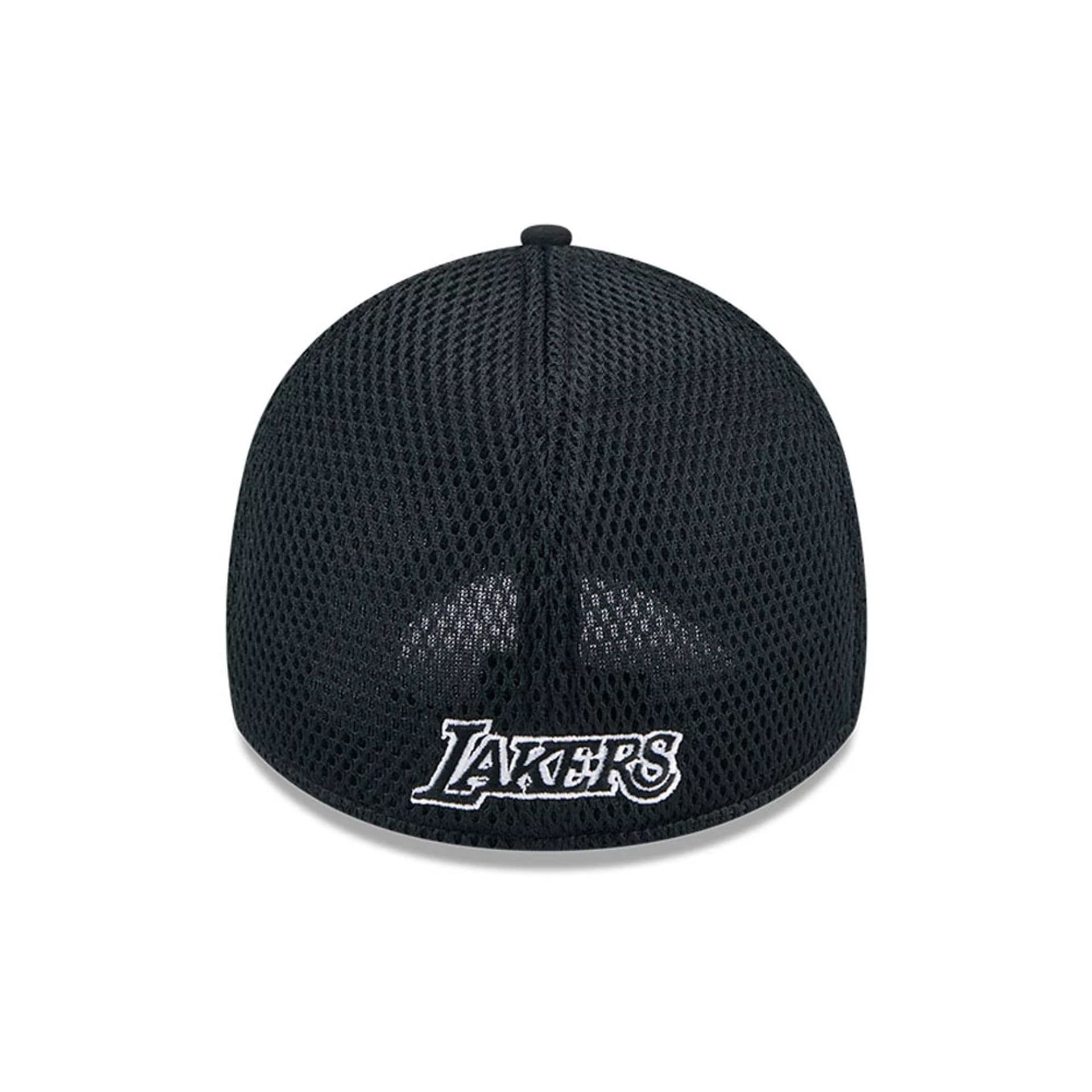 Pictured is this NBA Evergreen Neo LA Lakers 39THIRTY Stretch Fit cap in black. 2