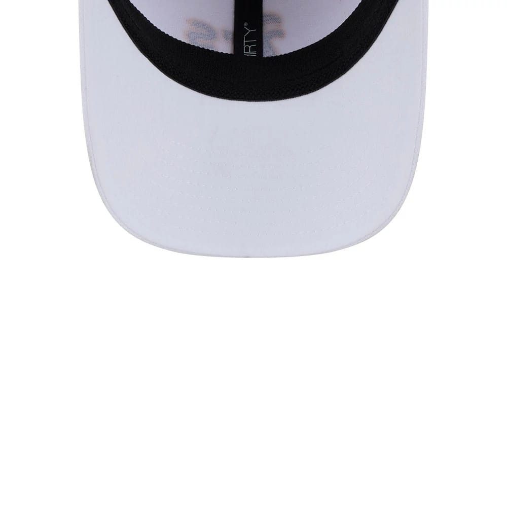 Pictured is this MLB Evergreen Athletics 39THIRTY Stretch Fit cap in white. 7