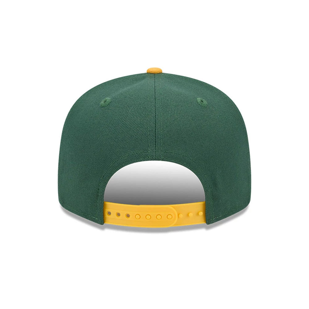 Pictured is this NFL Evergreen Green Bay Packers 9FIFTY Snapback cap in dark green. 7