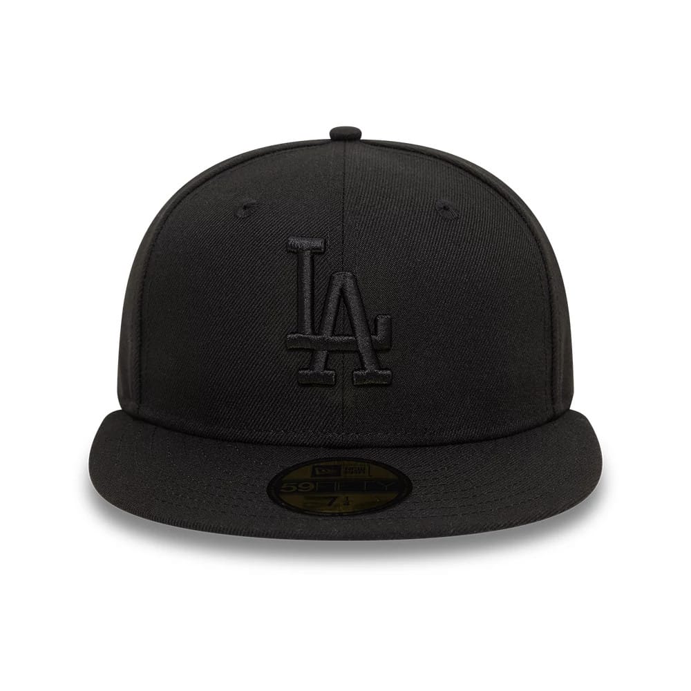 This is a LA Dodgers League Essential Black 59FIFTY Fitted Cap 2