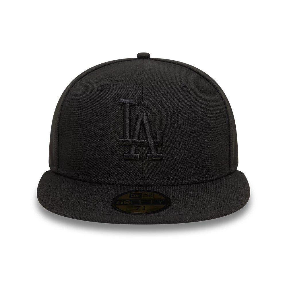 This is a LA Dodgers League Essential Black 59FIFTY Fitted Cap 3