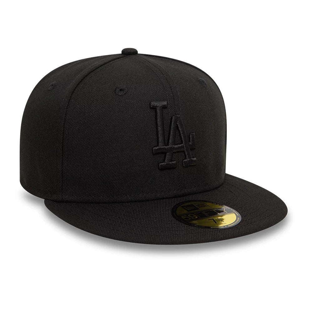 This is a LA Dodgers League Essential Black 59FIFTY Fitted Cap 4
