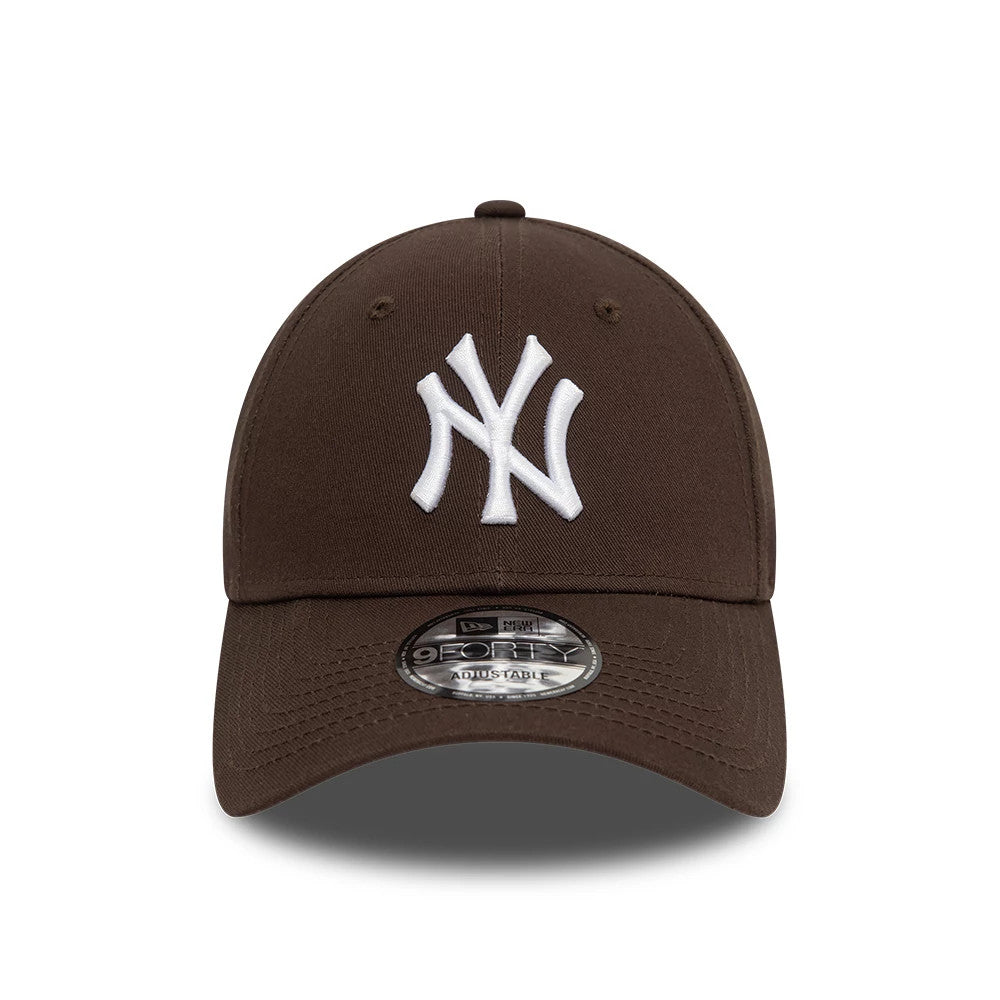 This is a New York Yankees League Essential Dark Brown 9FORTY Adjustable Cap 3