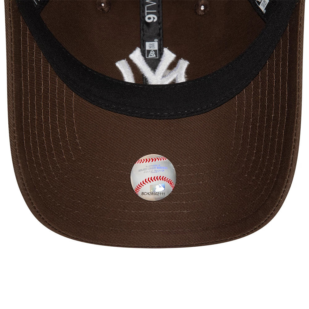 This is a New York Yankees League Essential Dark Brown 9TWENTY Adjustable Cap 2
