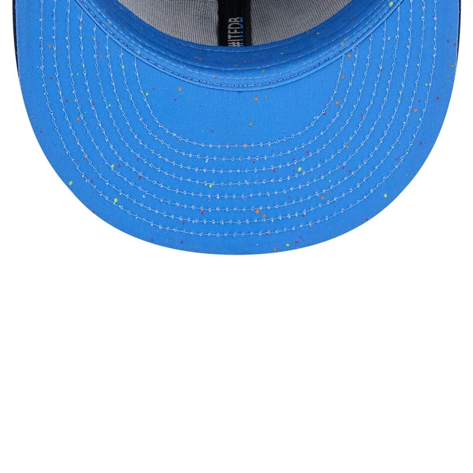 This is a LA Dodgers MLB City Connect 2025 Dark Blue 59FIFTY Fitted Cap 2