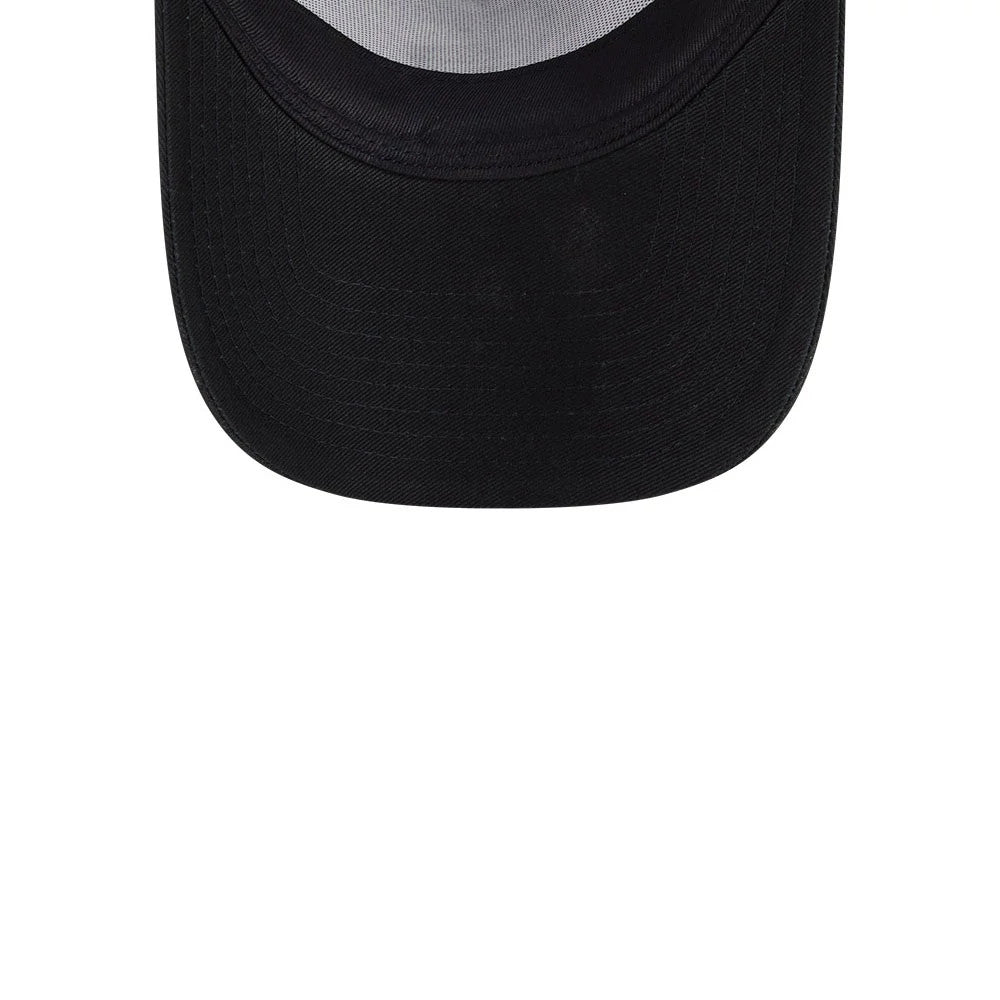 Pictured is this MLB Evergreen Colorado Rockies 9FORTY A-Frame cap in black. 7