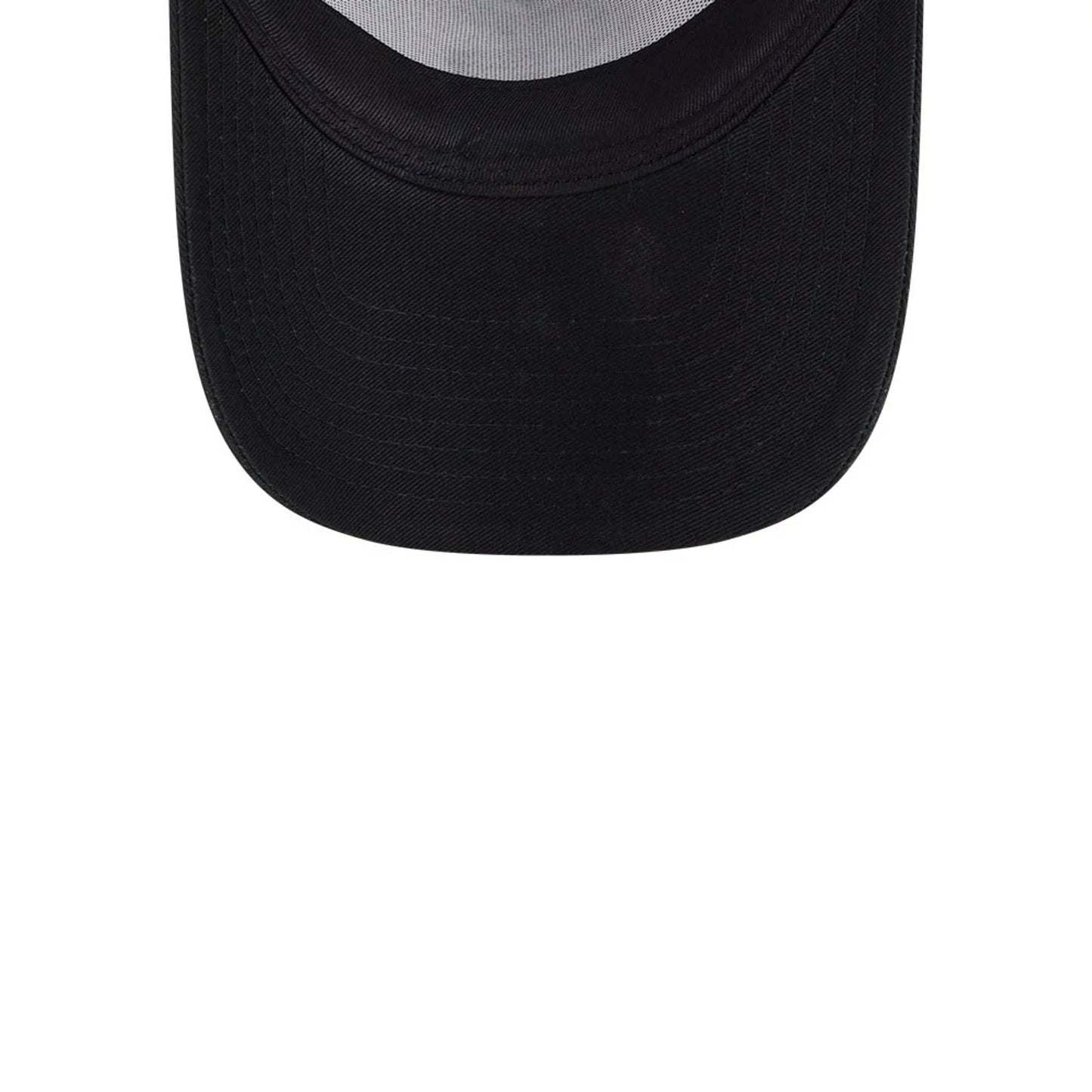 Pictured is this MLB Evergreen Colorado Rockies 9FORTY A-Frame cap in black. 7