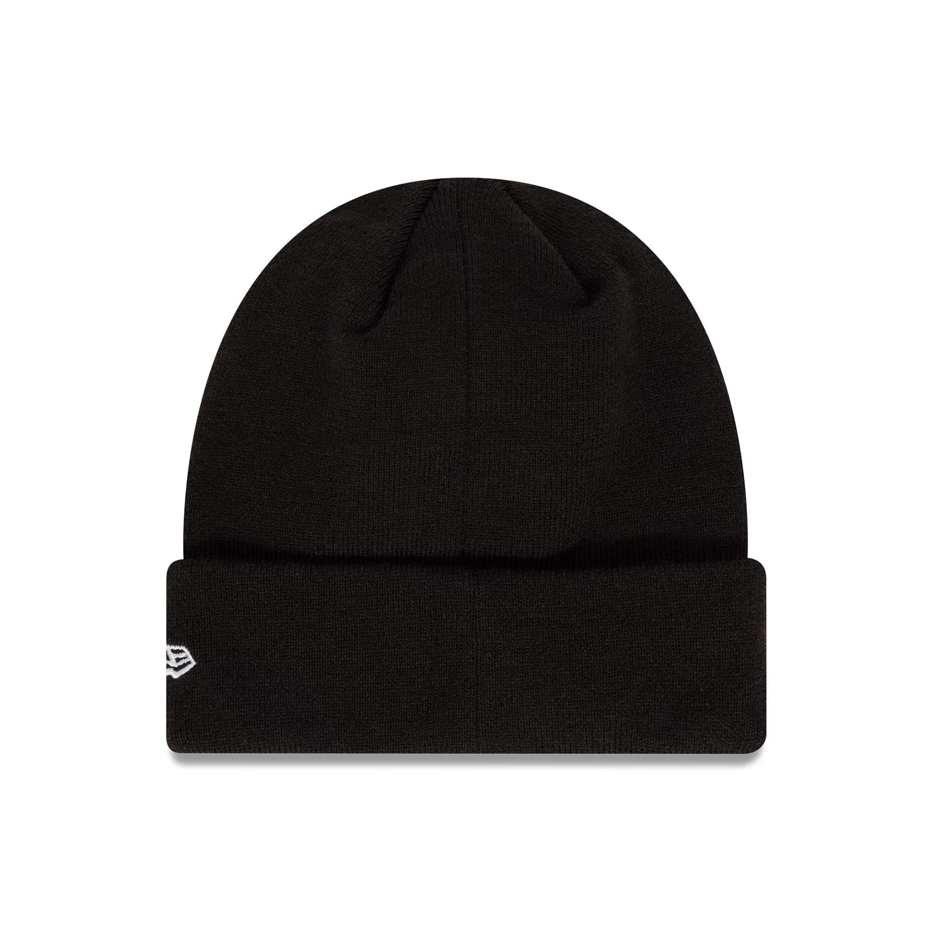 This is a Newcastle United FC Core Black Cuff Knit Beanie Hat 2