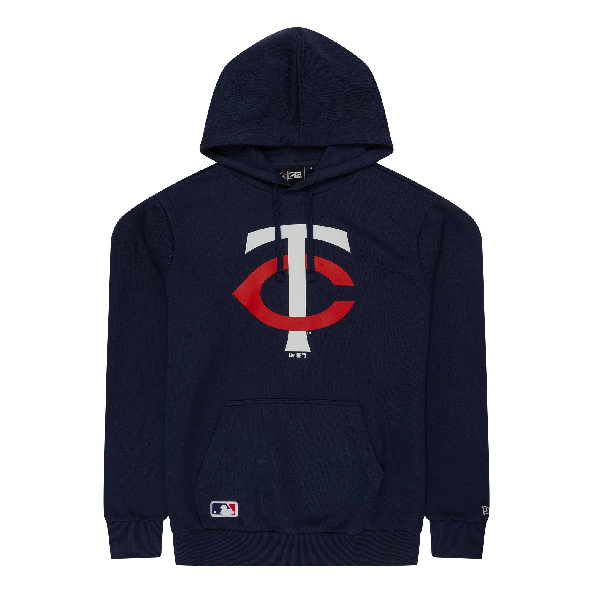 The Male model is wearing Minnesota Twins MLB Regular Dark Blue Pullover Hoodie 1