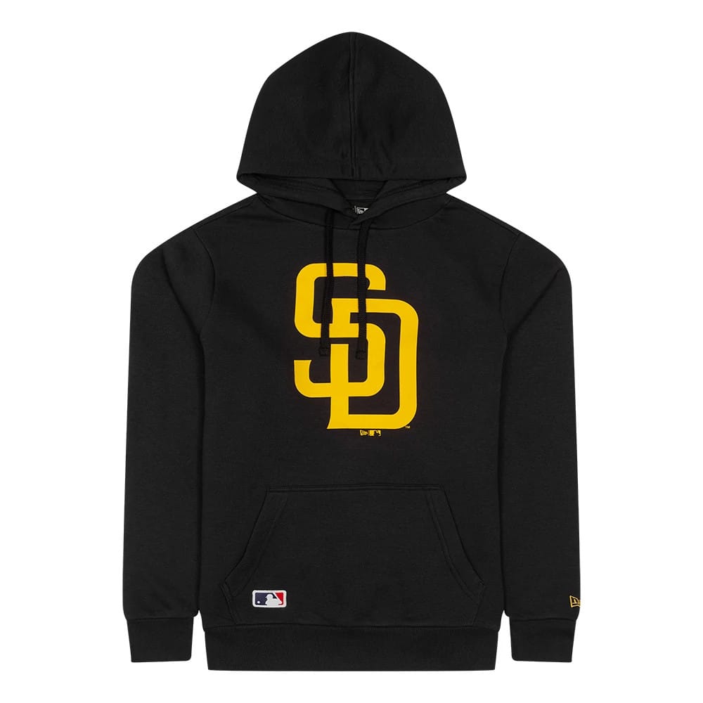 This is a San Diego Padres MLB Black Pullover Hoodie 1