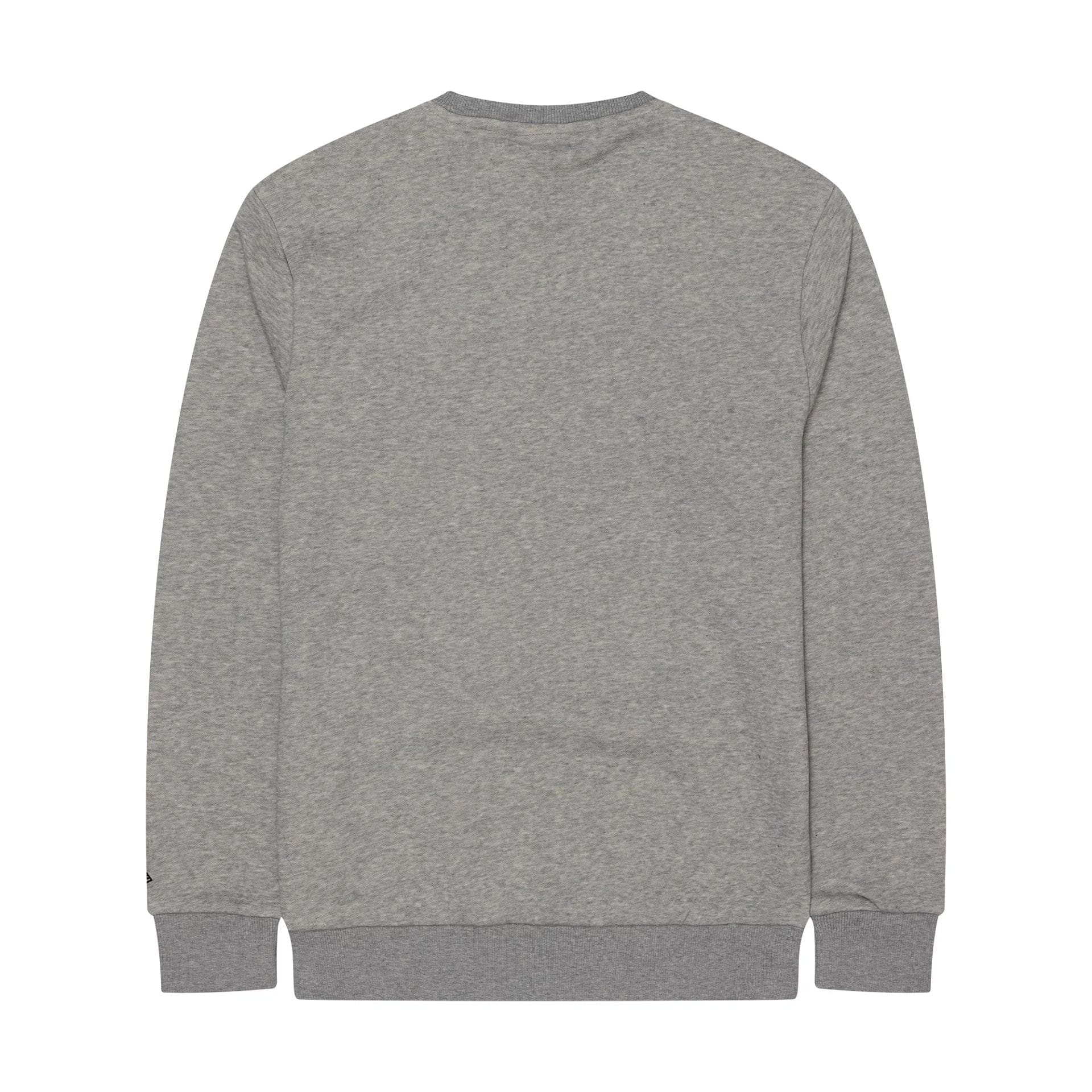 The Male model is wearing New York Yankees MLB Regular Grey Crew Neck Sweater 2