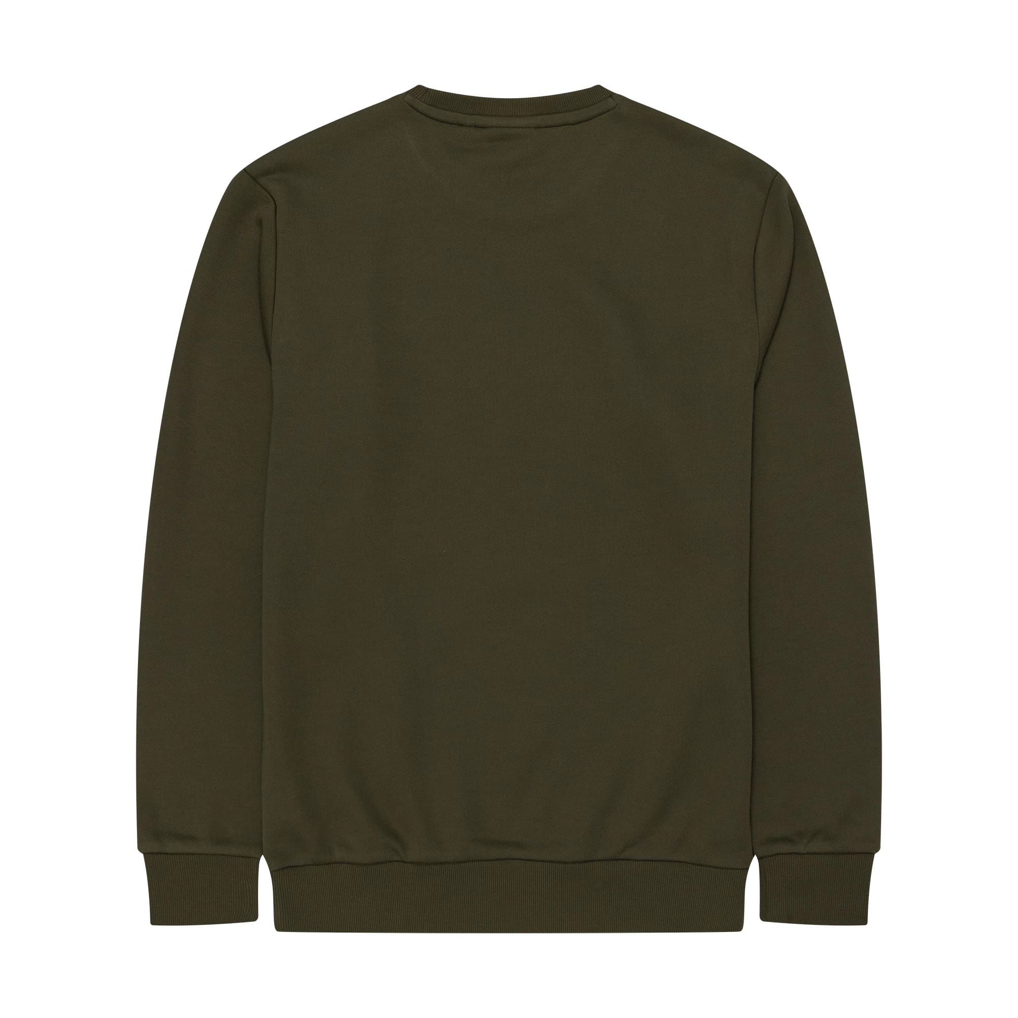 The Male model is wearing New York Yankees MLB Regular Green Crew Neck Sweater 2