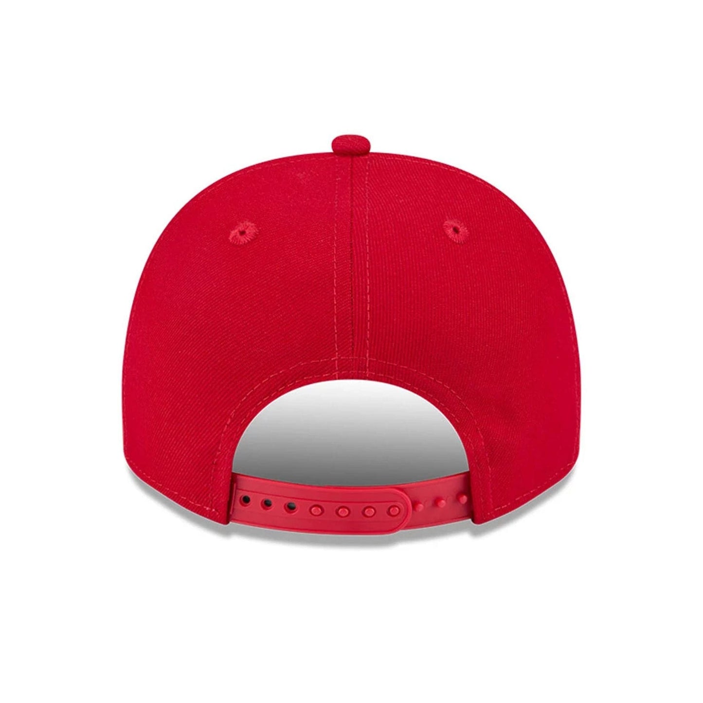 Pictured is this MLB Evergreen LA Angels 9FIFTY A-Frame Snapback cap in red. 7