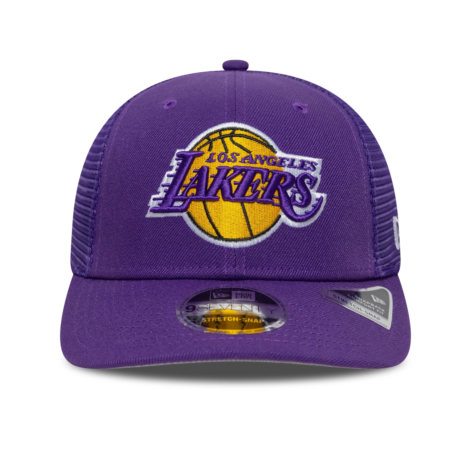 Pictured is this NBA Evergreen LA Lakers 9SEVENTY Stretch Snap cap in purple. 3