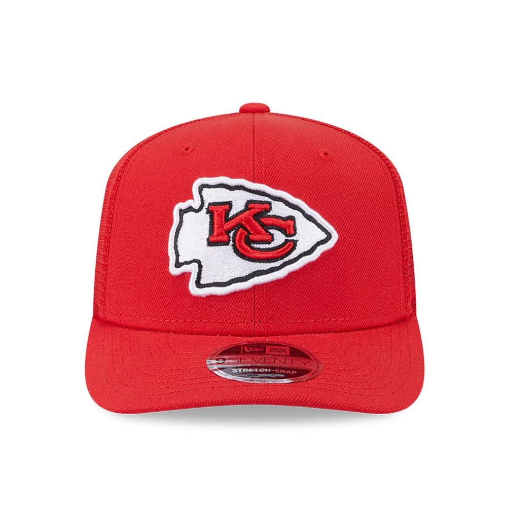 Pictured is this NFL Evergreen Kansas City Chiefs 9SEVENTY Stretch Snap cap in red. 3