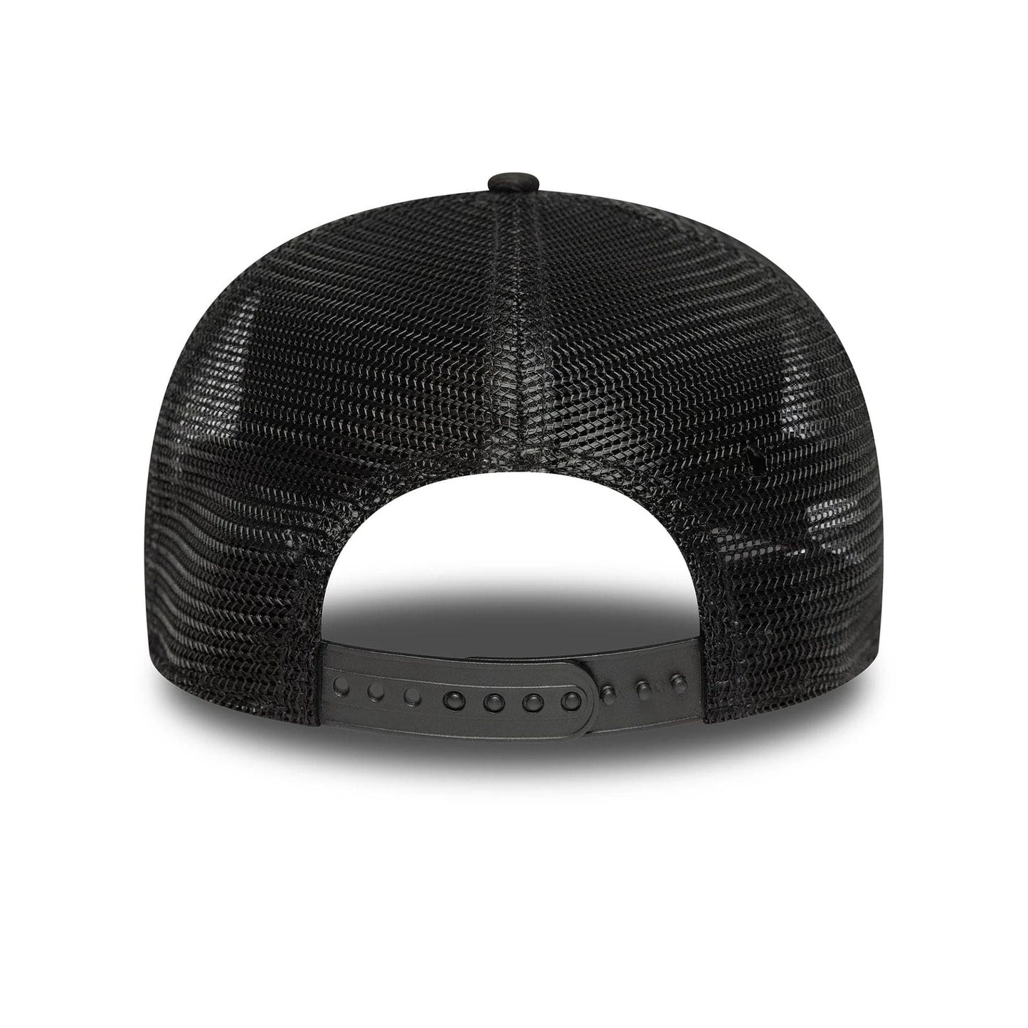 This is a Las Vegas Raiders NFL Official Team Colour Black 9SEVENTY Stretch Snap Adjustable Cap 5