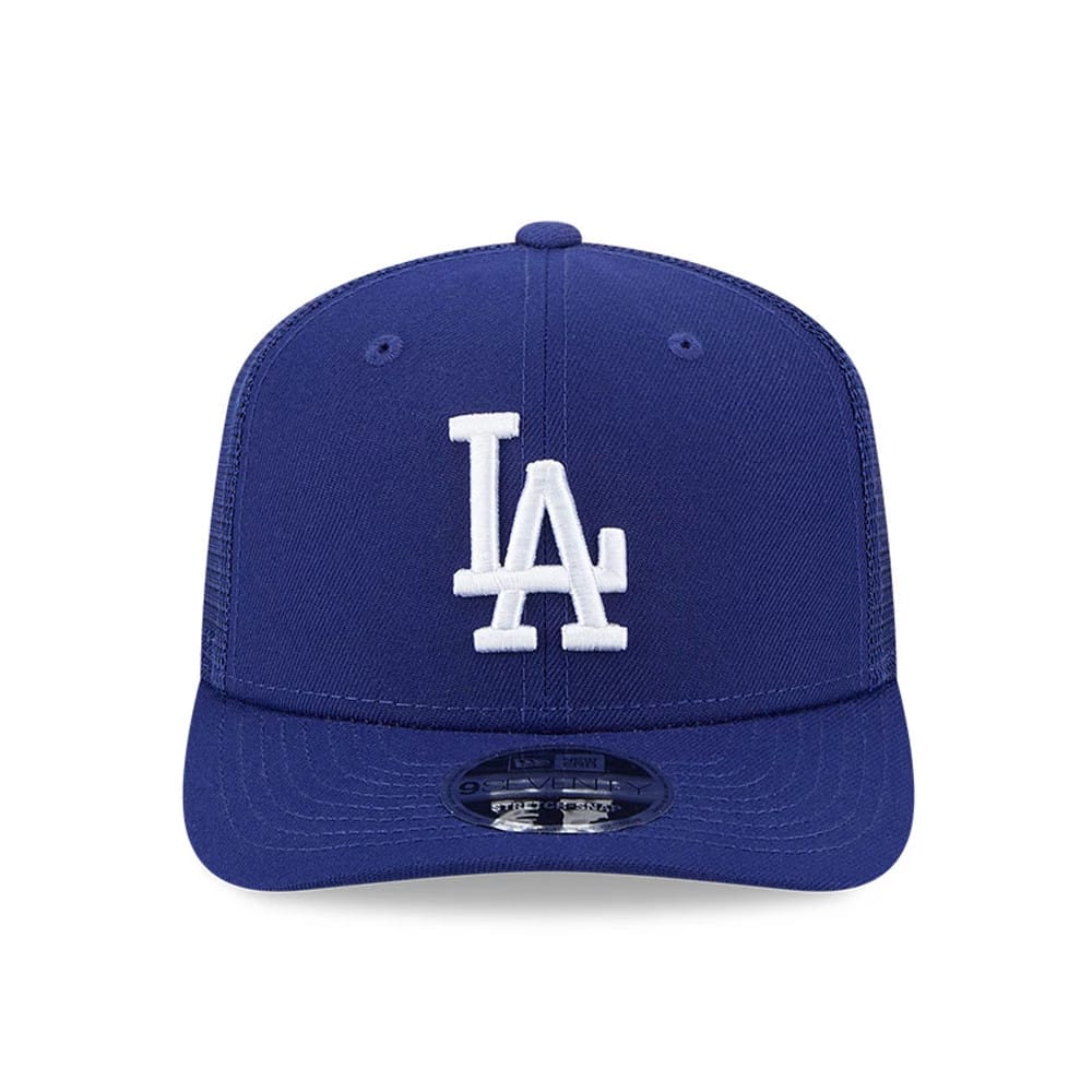 Pictured is this MLB Evergreen LA Dodgers 9SEVENTY Stretch Snap cap in dark blue. 3