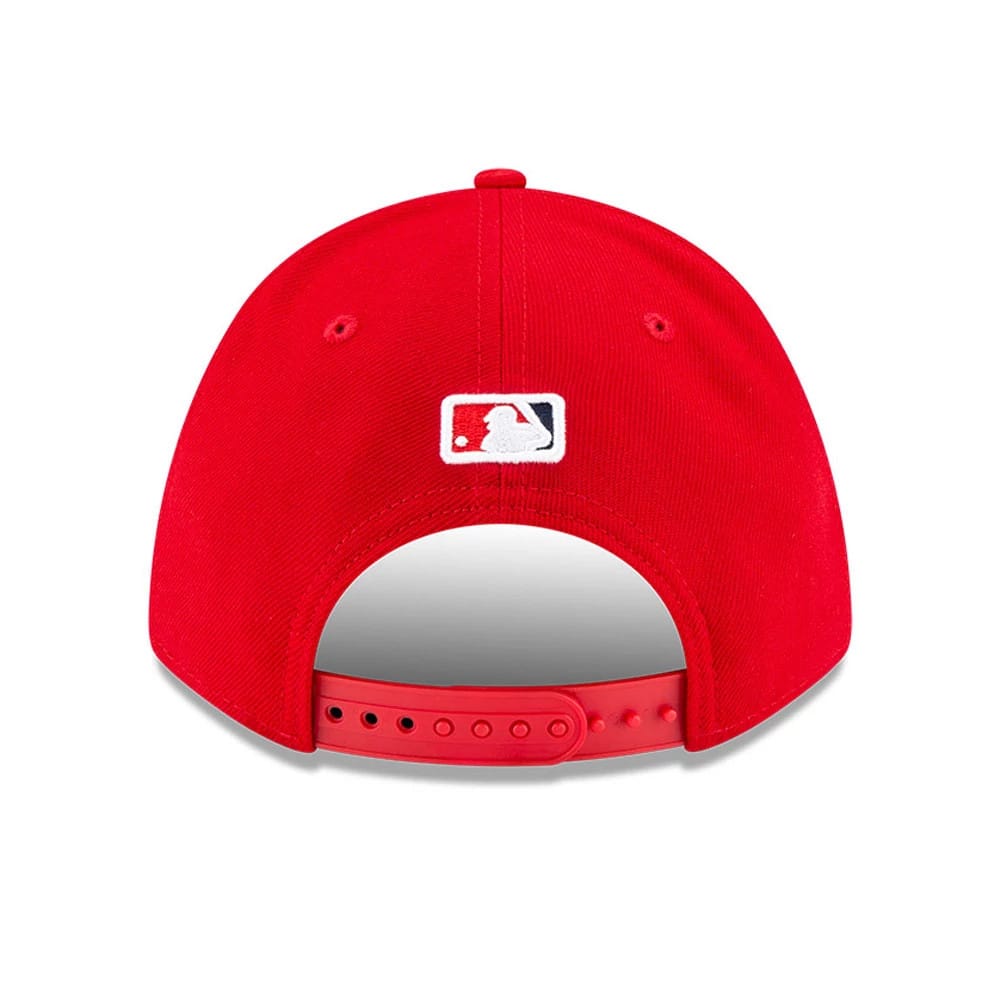 This is a LA Angels MLB Player Replica Red 9FORTY M-Crown Adjustable Cap 4