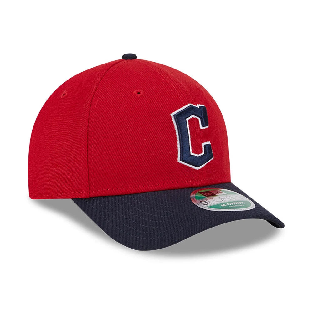 This is a Cleveland Guardians MLB Player Replica Red 9FORTY M-Crown Adjustable Cap 3
