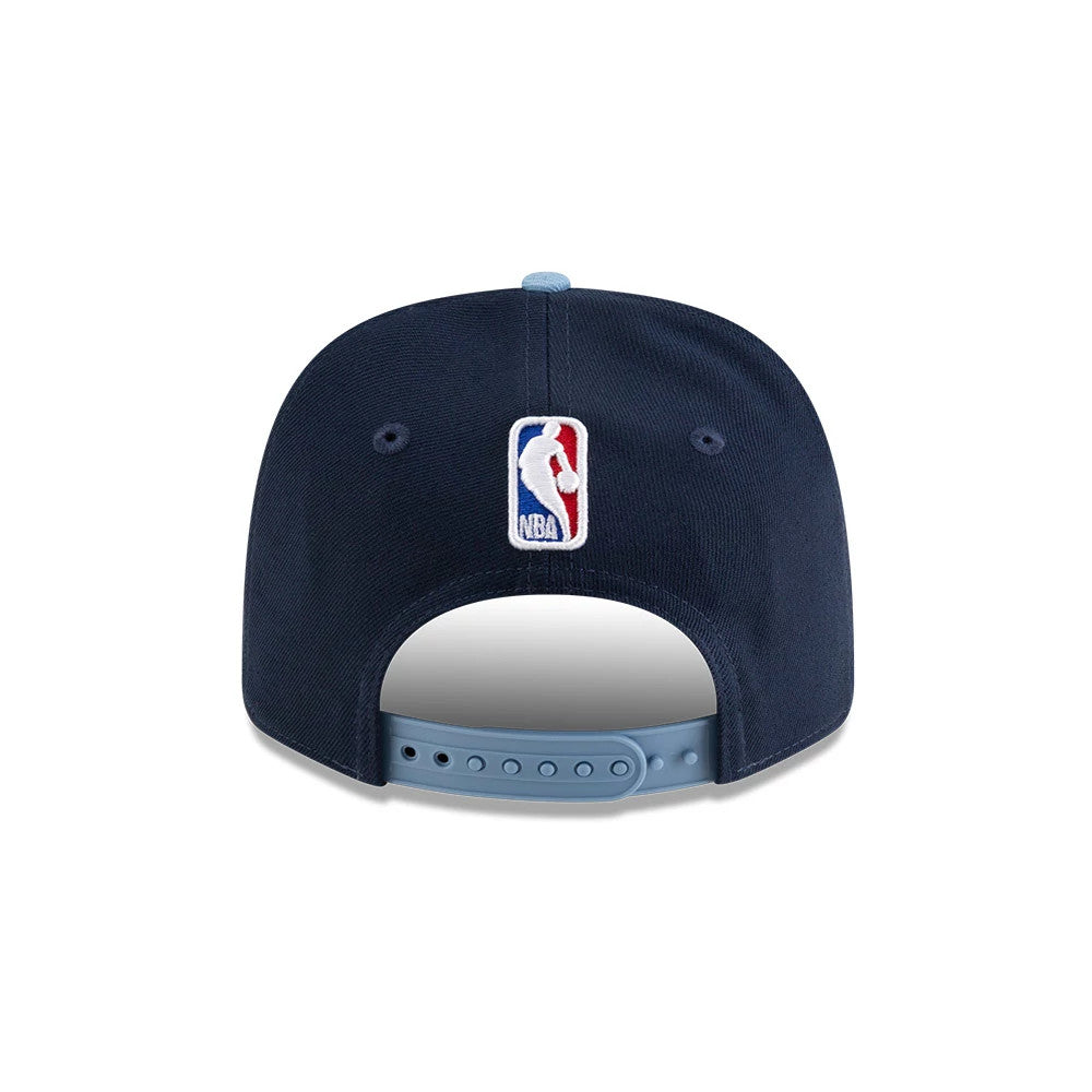 This is a Memphis Grizzlies NBA Statement Pastel Blue 9SEVENTY Stretch Snap Adjustable Cap 7