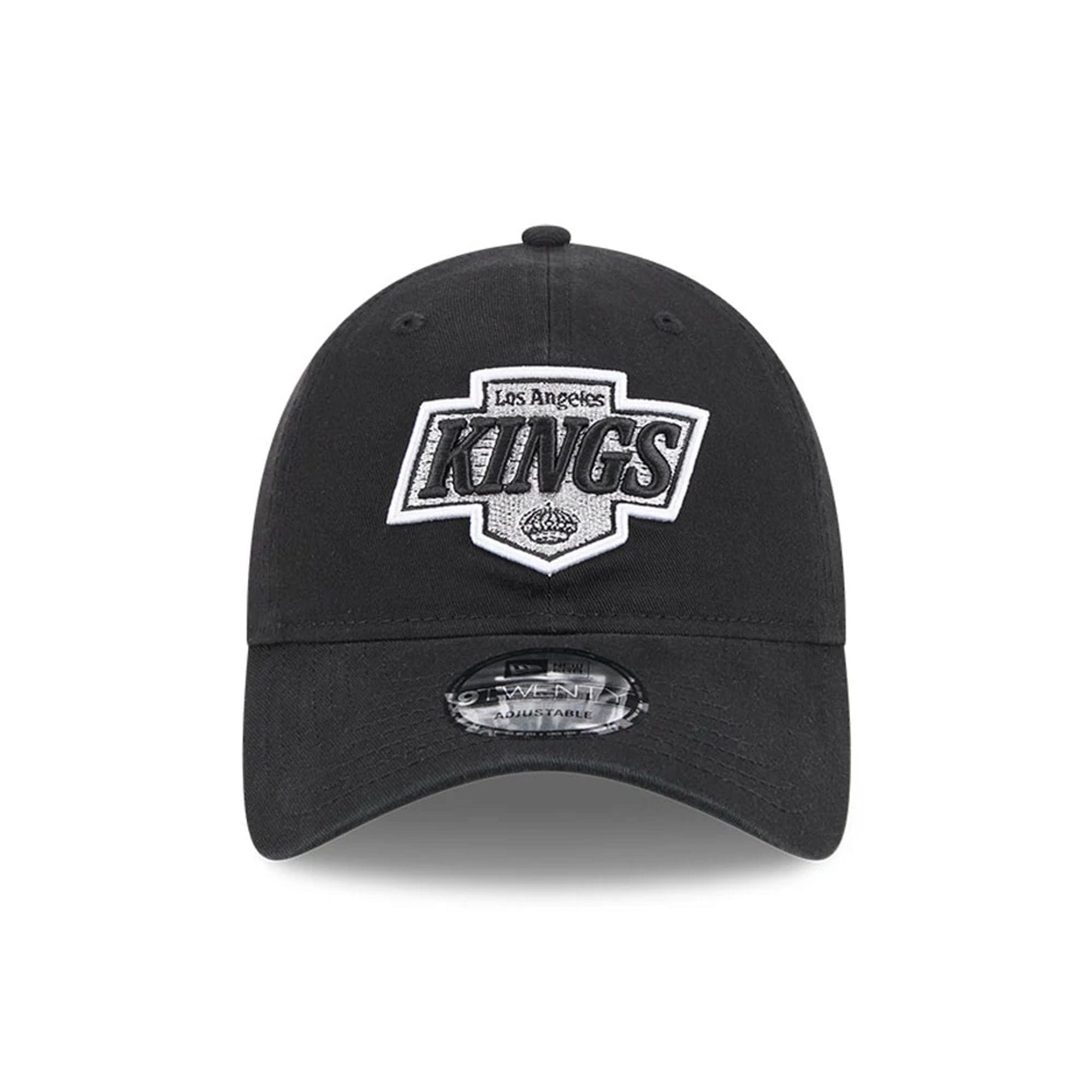 This is a LA Kings NHL Official Team Colours Black Washed 9TWENTY Adjustable Cap 2