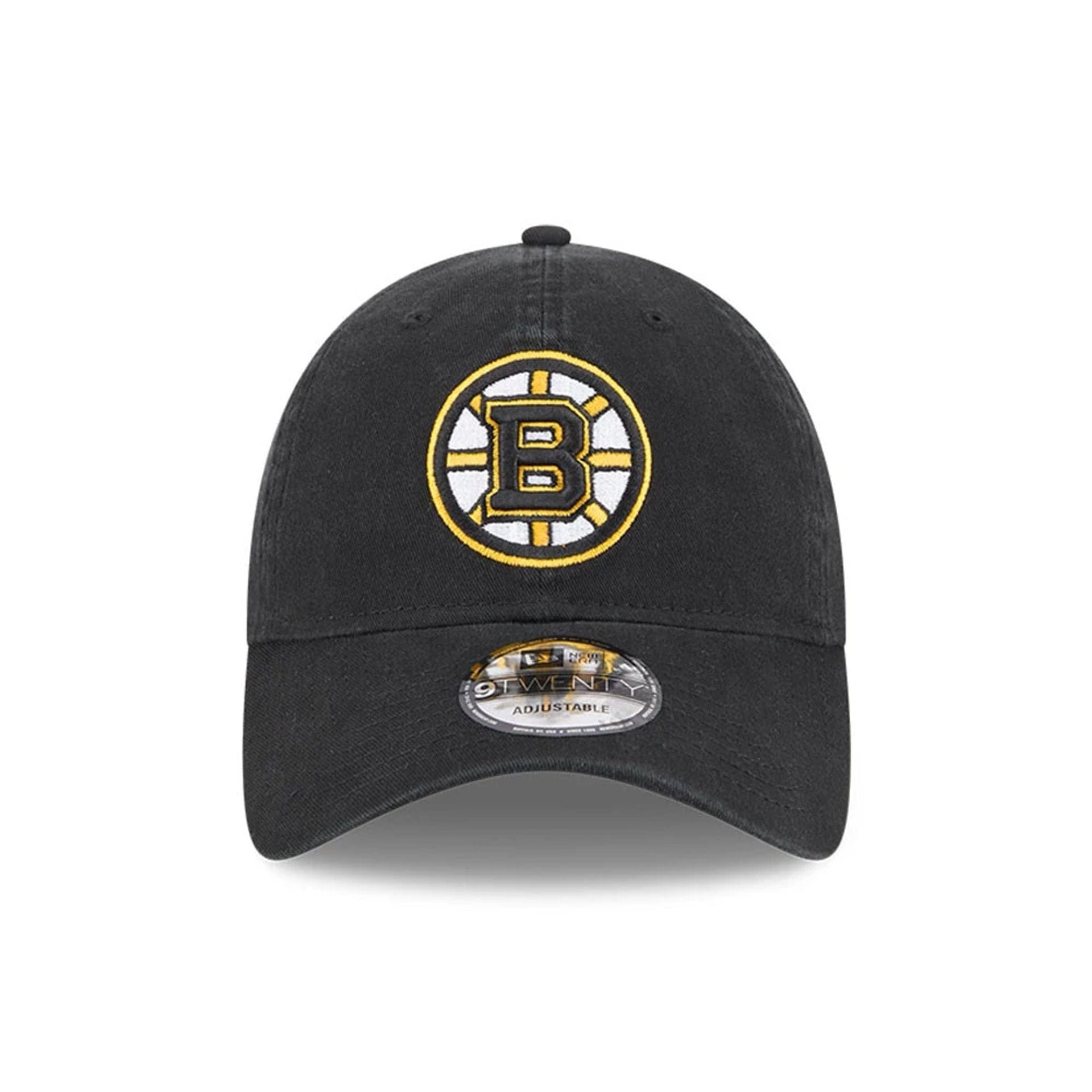 This is a Boston Bruins NHL Official Team Colours Black 9TWENTY Adjustable Cap 2