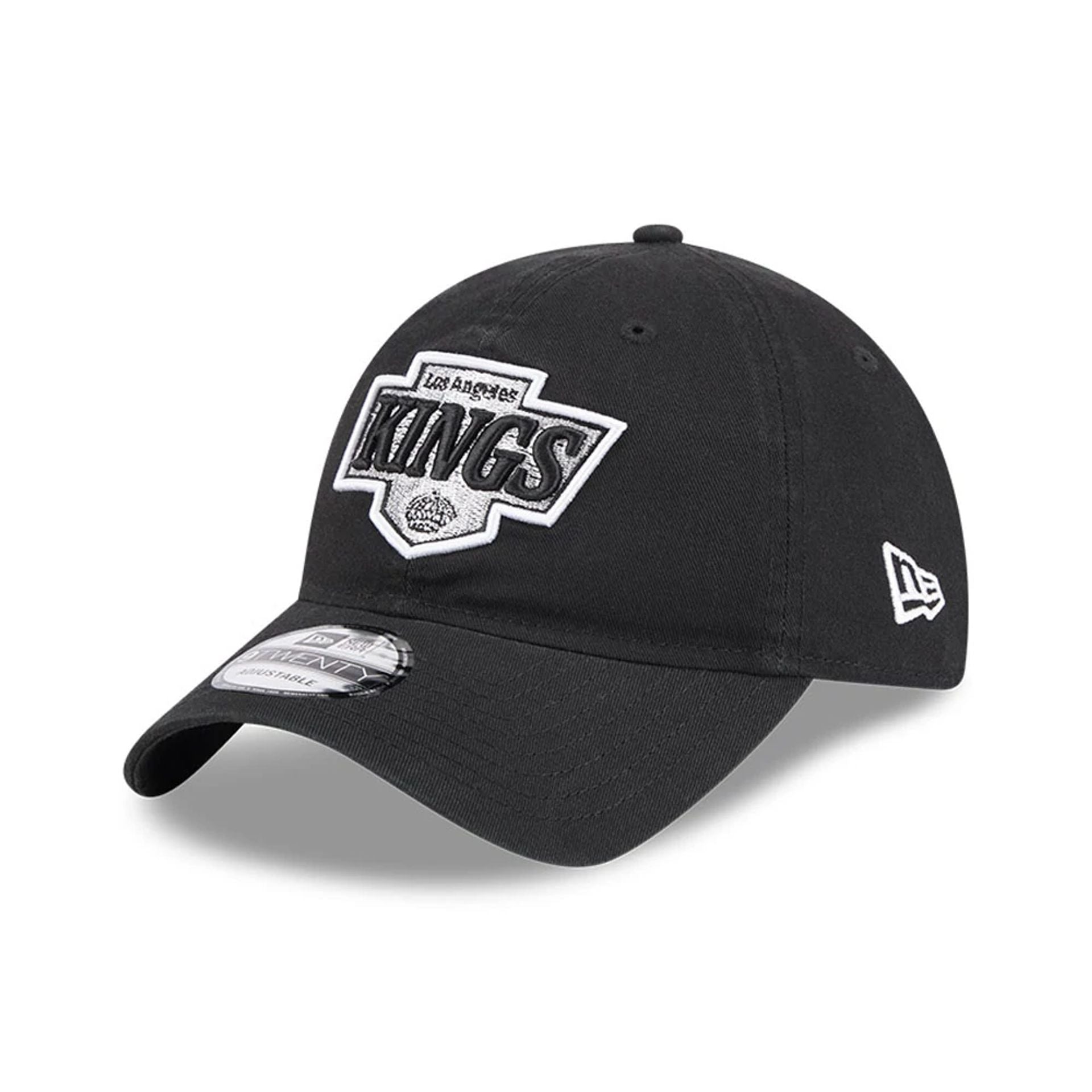 This is a LA Kings NHL Official Team Colours Black 9TWENTY Adjustable Cap 1