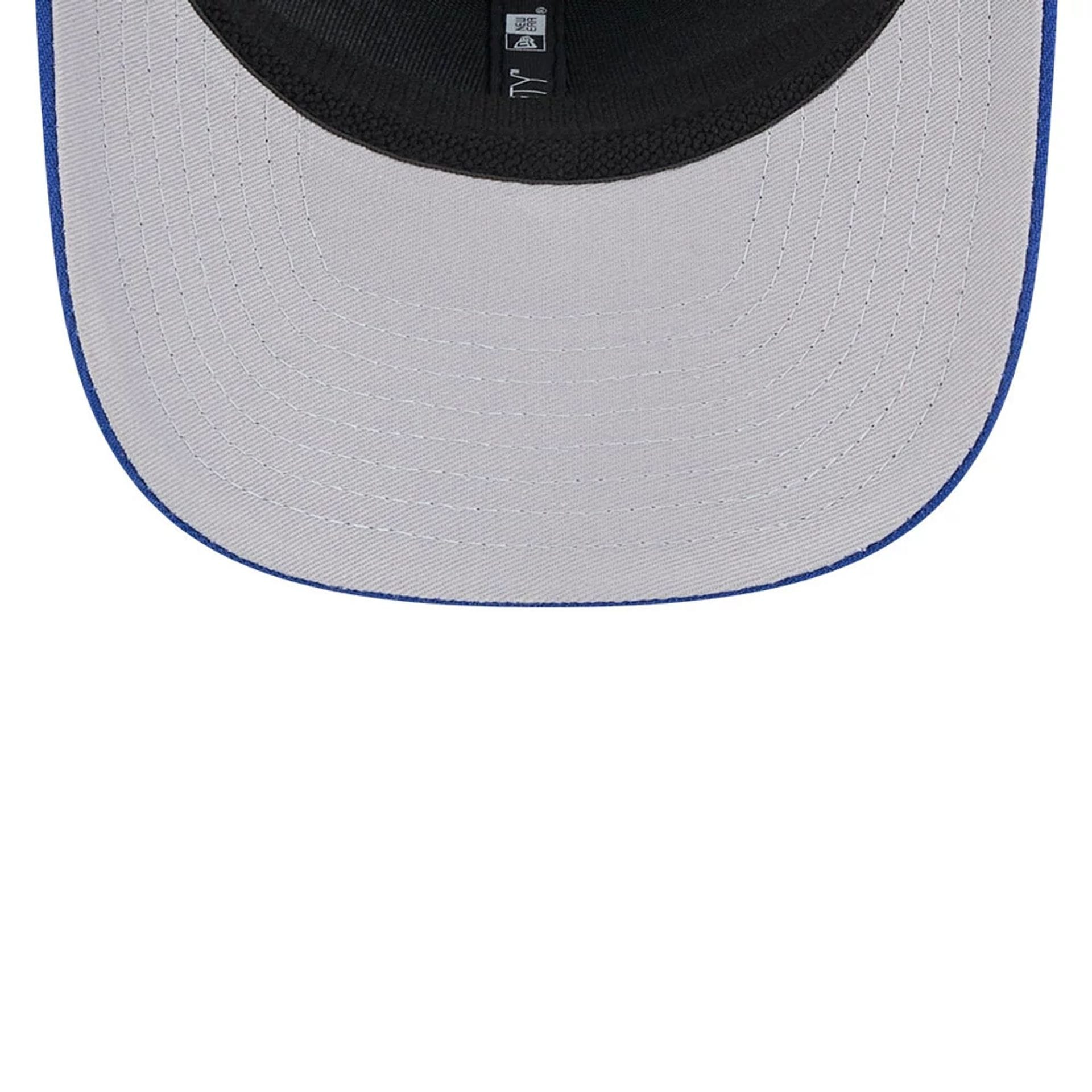 Pictured is this NHL Evergreen New York Rangers 9SEVENTY Stretch Snap cap in blue. 2