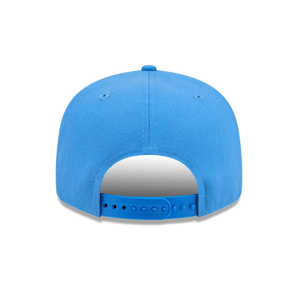 Pictured is this MLB Evergreen Boston Red Sox 9FIFTY Snapback cap in Blue. 7