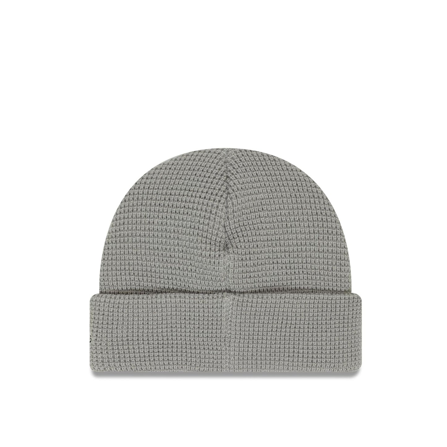 This is a Visa Cash App Racing Bulls Waffle Grey Short Cuff Knit Beanie Hat 2