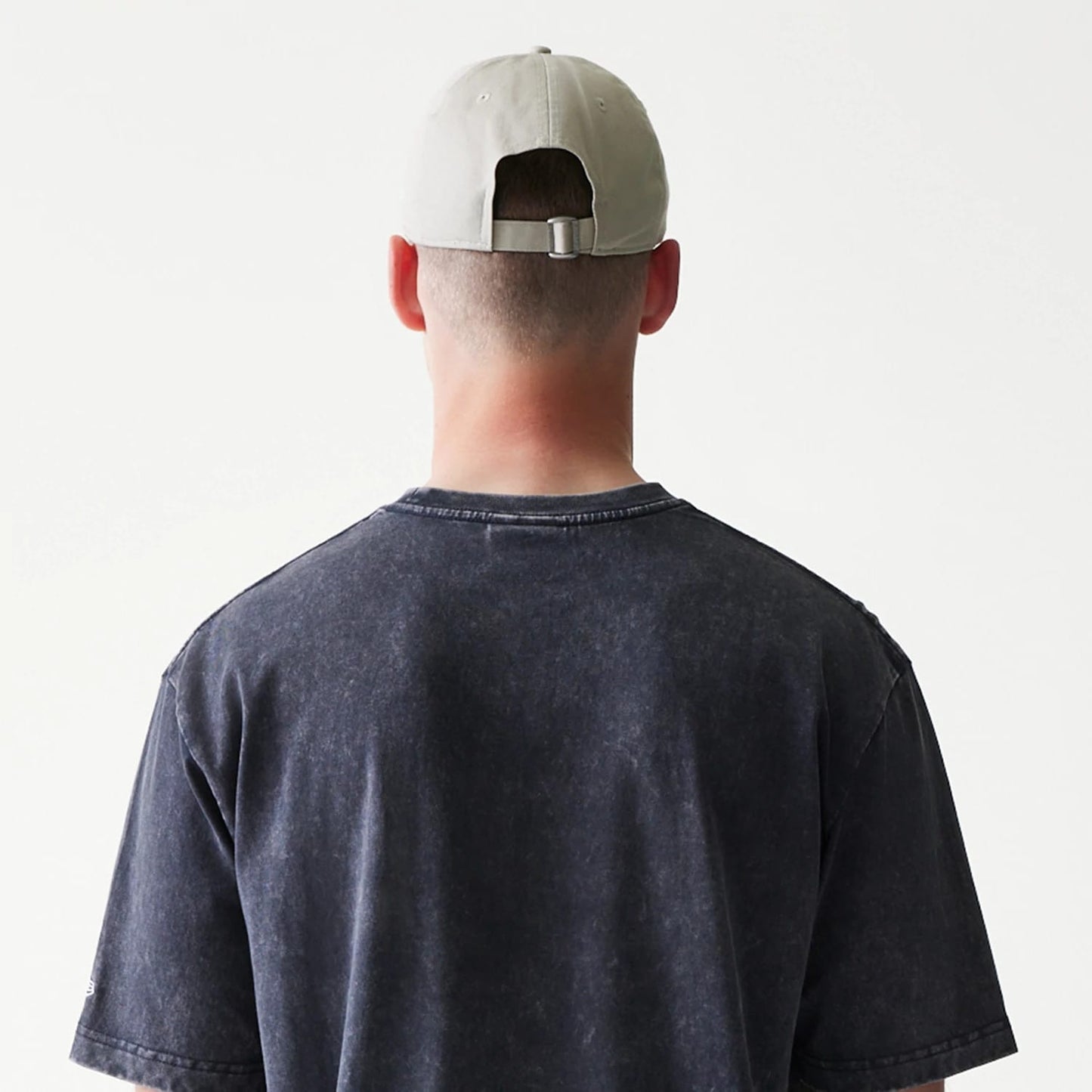The Male model is wearing New York Yankees Sport Classic Navy T-Shirt 6