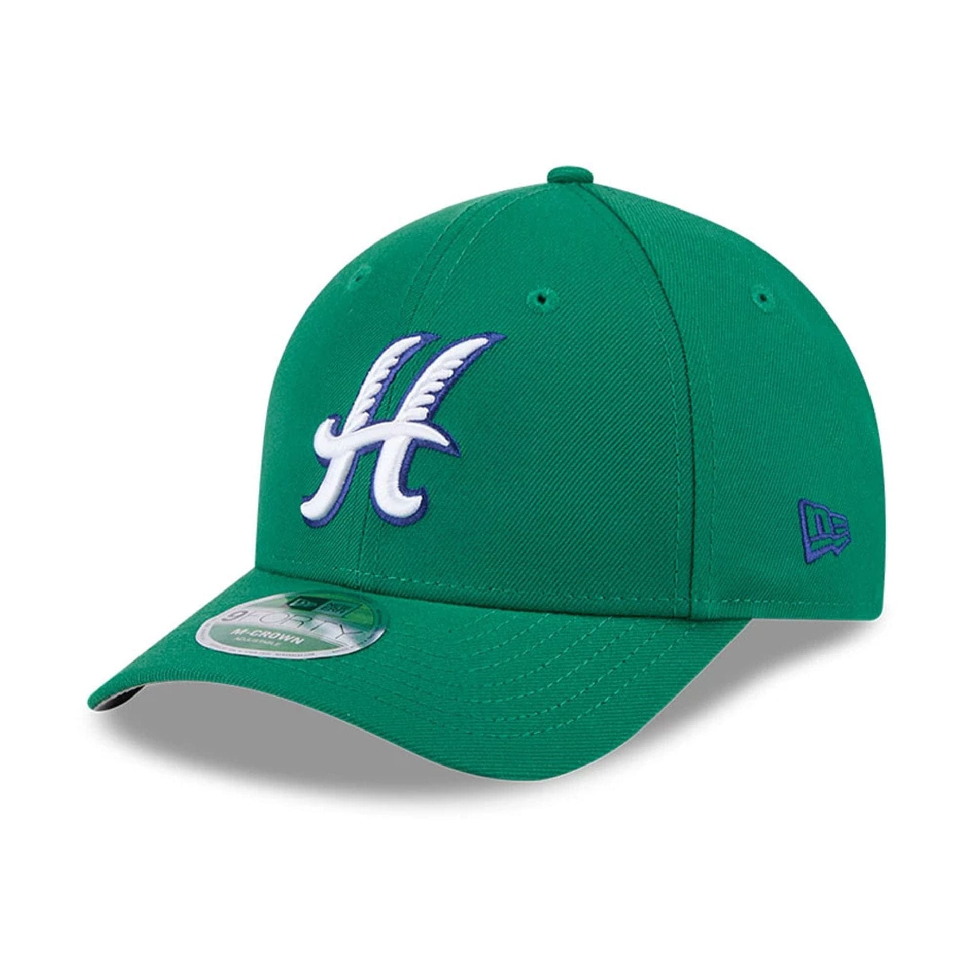 This is a Hartford Yard Goats MiLB AC Perf Player Replica Dark Green 9FORTY M-Crown Adjustable Cap 1