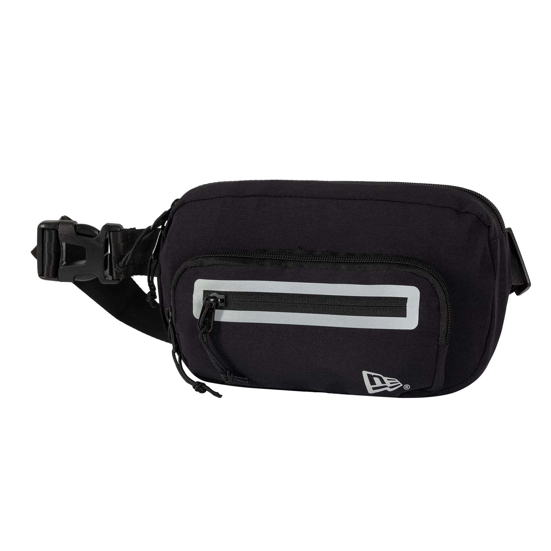 This is a New Era Black Waist Bag 1