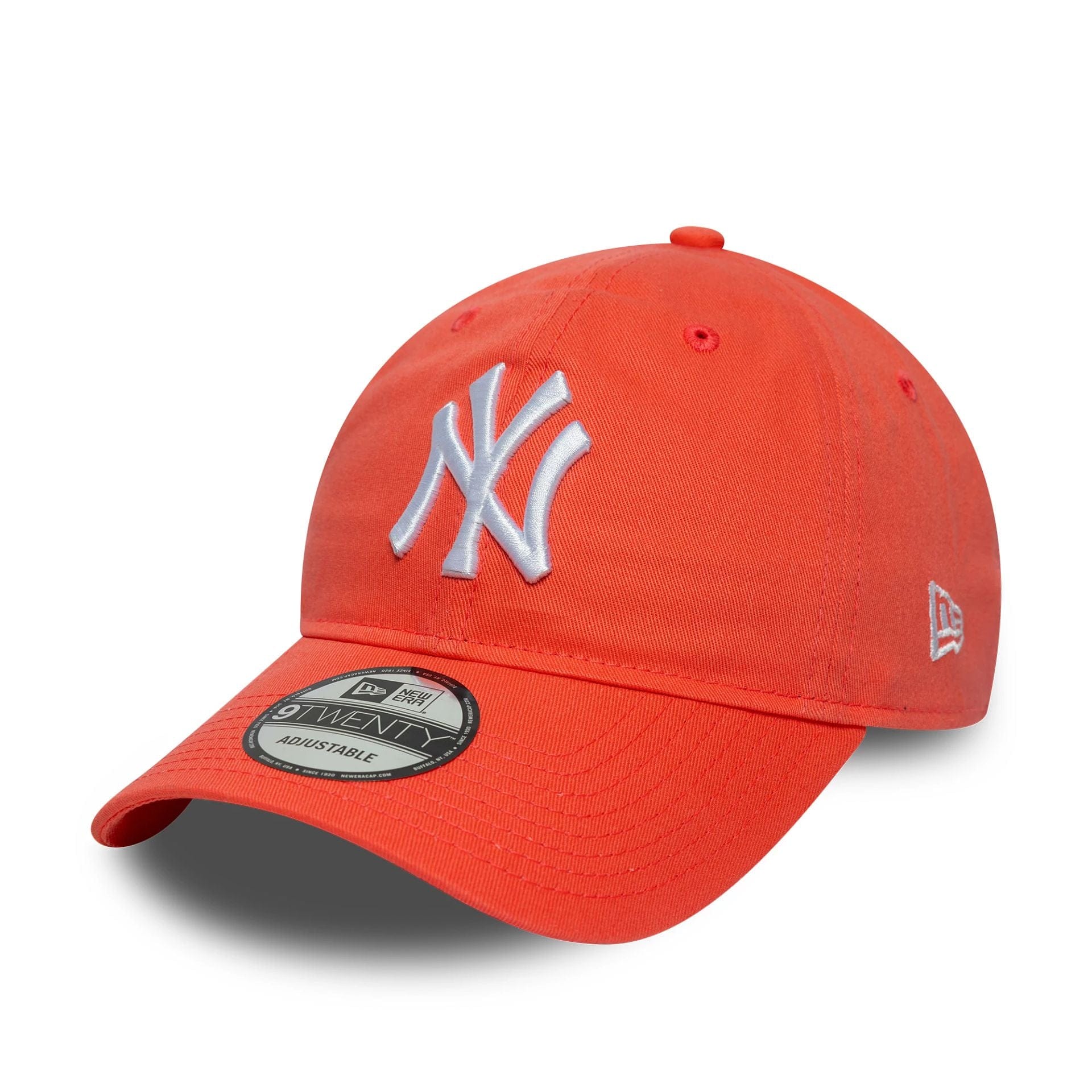 This is a New York Yankees MLB League Essential Pink 9TWENTY Adjustable Cap 1