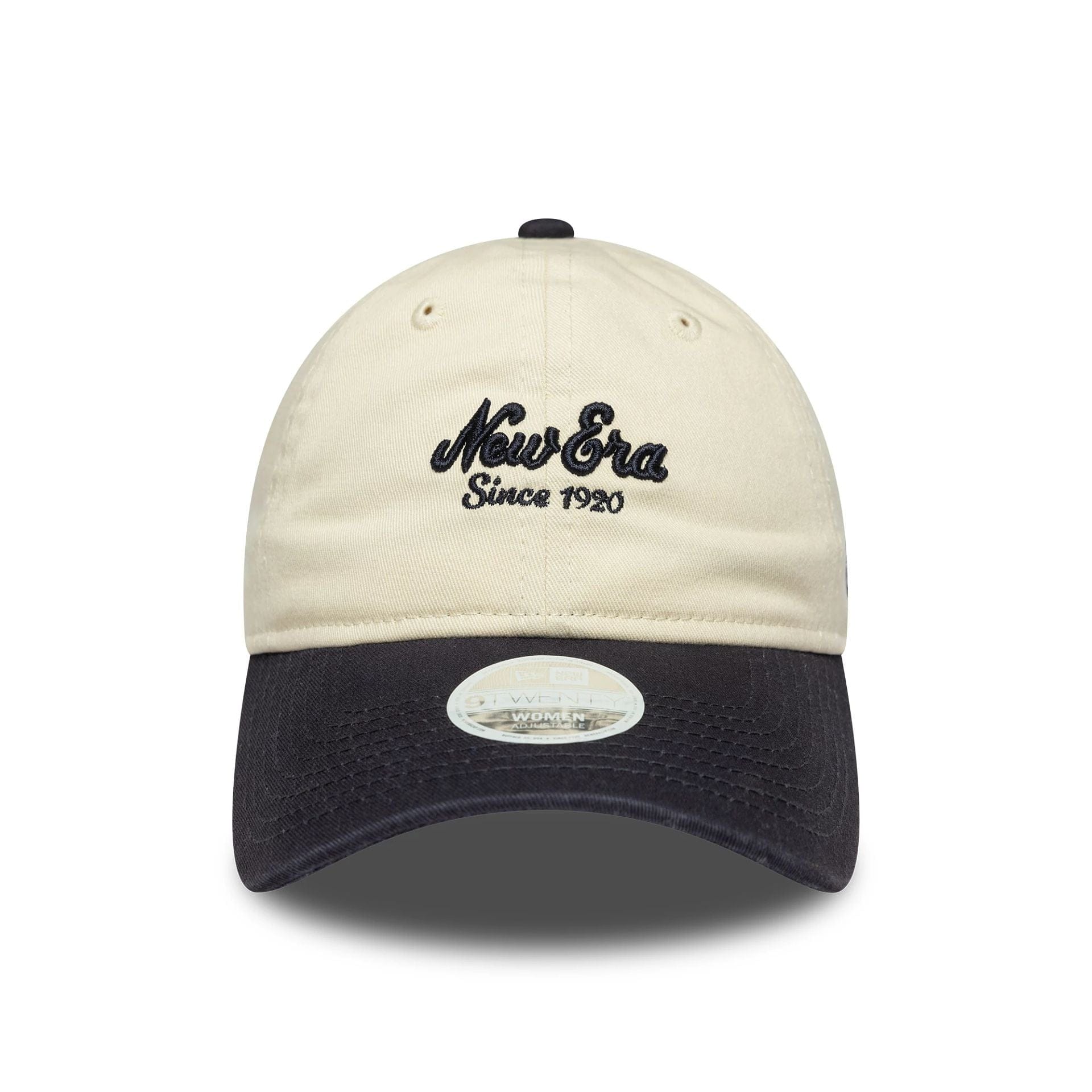 This is a Womens New Era Cream 9TWENTY Adjustable Cap 2