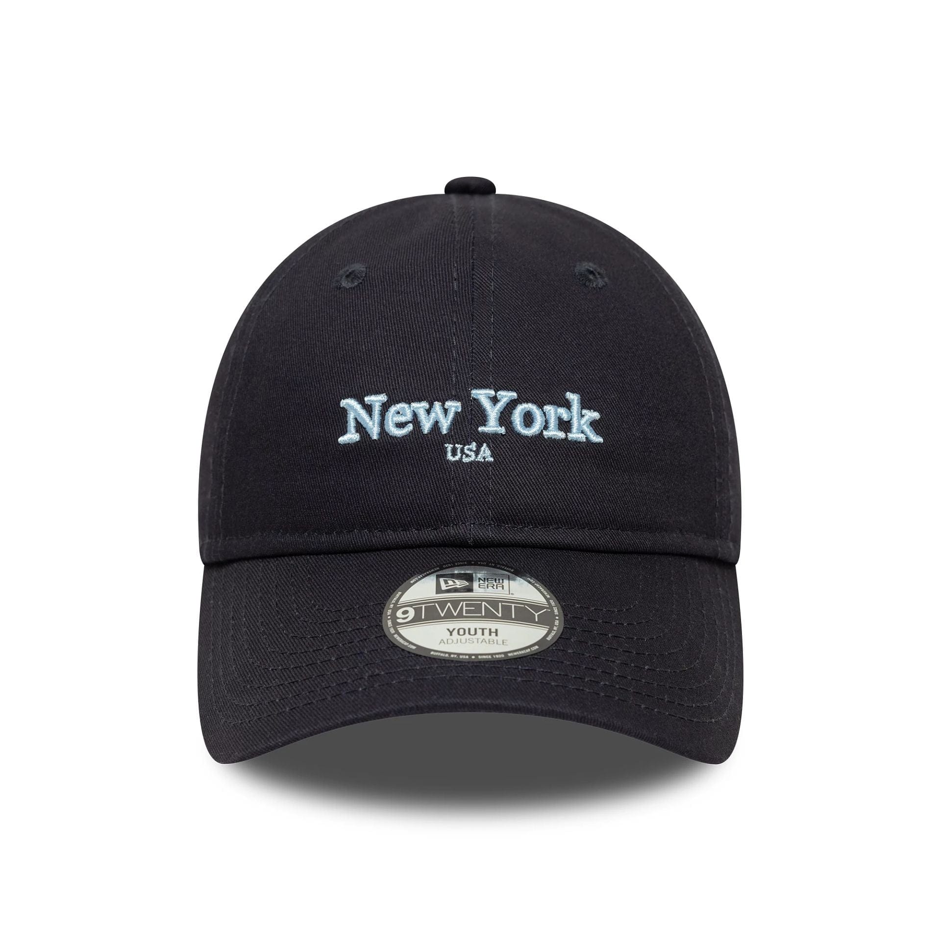 This is a Youth New Era City Navy 9TWENTY Adjustable Cap 2