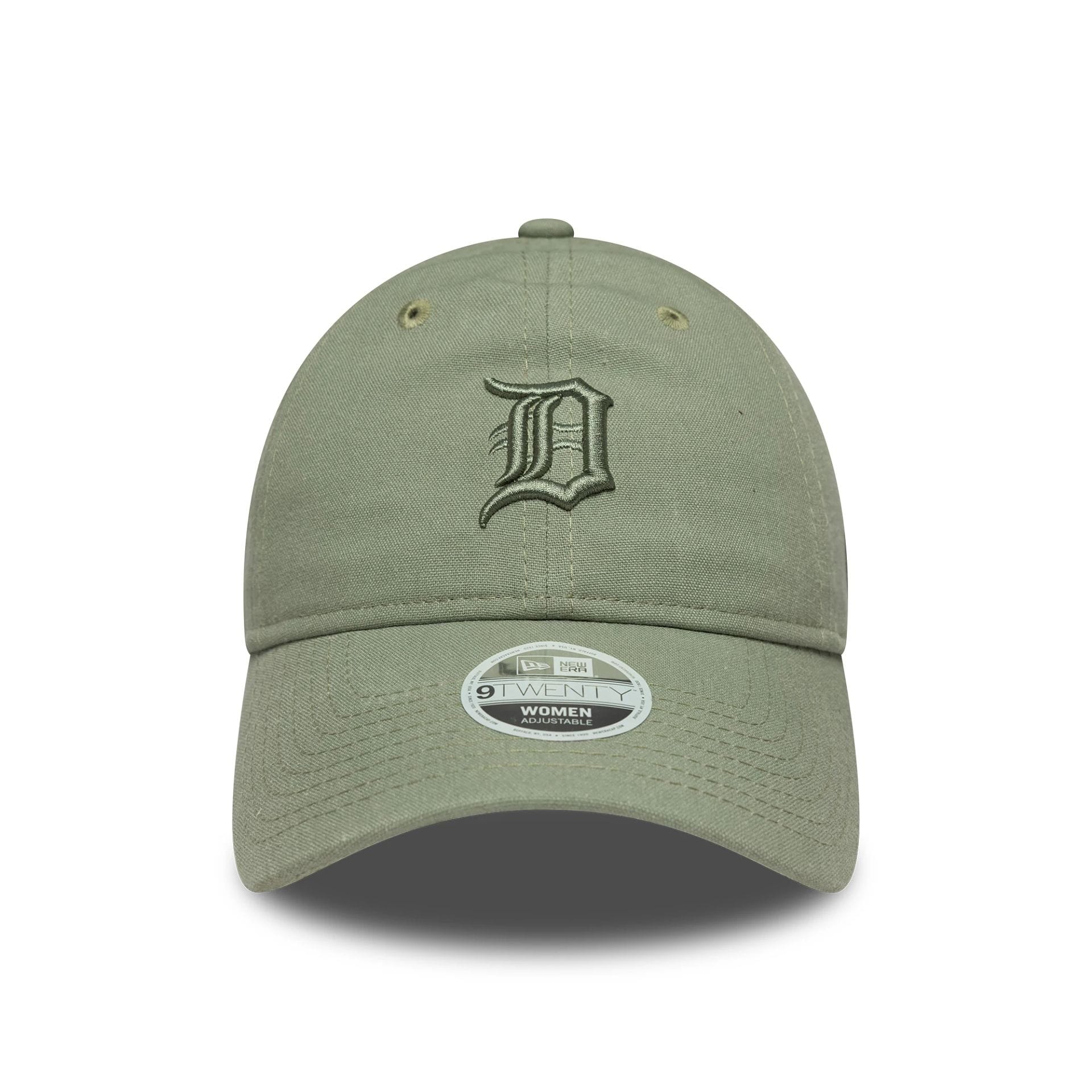 This is a Detroit Tigers Womens MLB Linen Green 9TWENTY Adjustable Cap 2