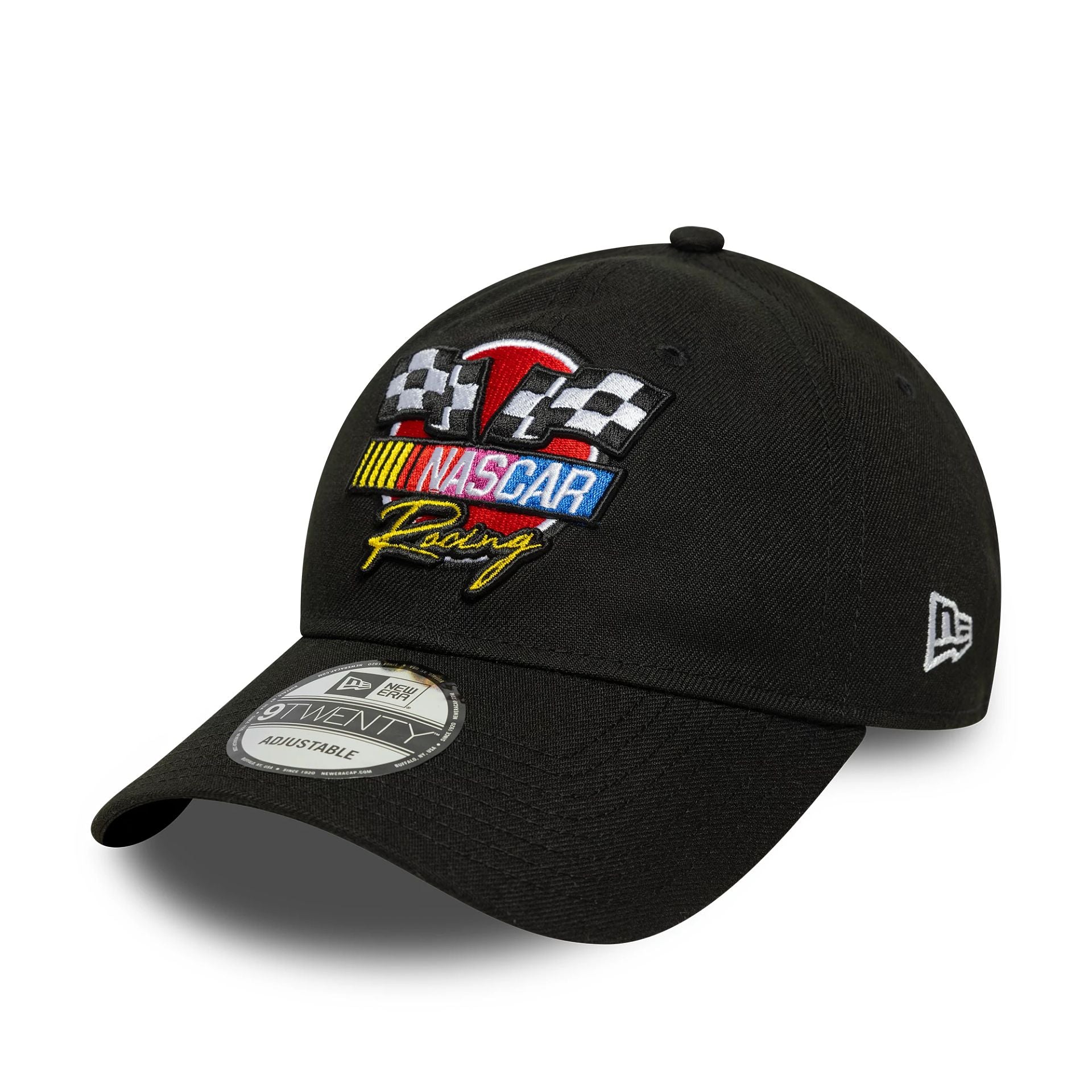 This is a Nascar Classics Flag Black 9TWENTY Adjustable Cap 1